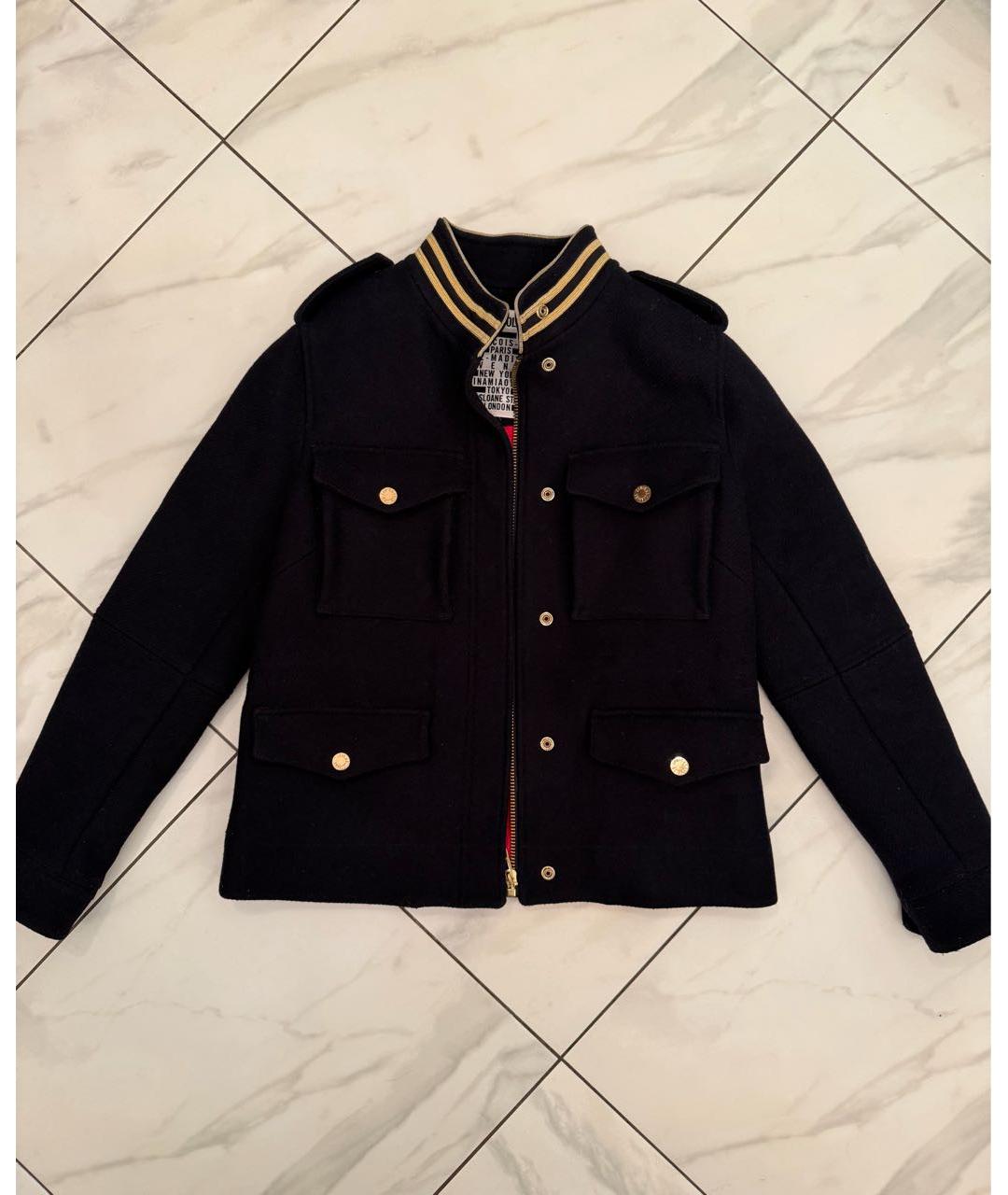 ZADIG & VOLTAIRE Темно-синяя шерстяная куртка, фото 8