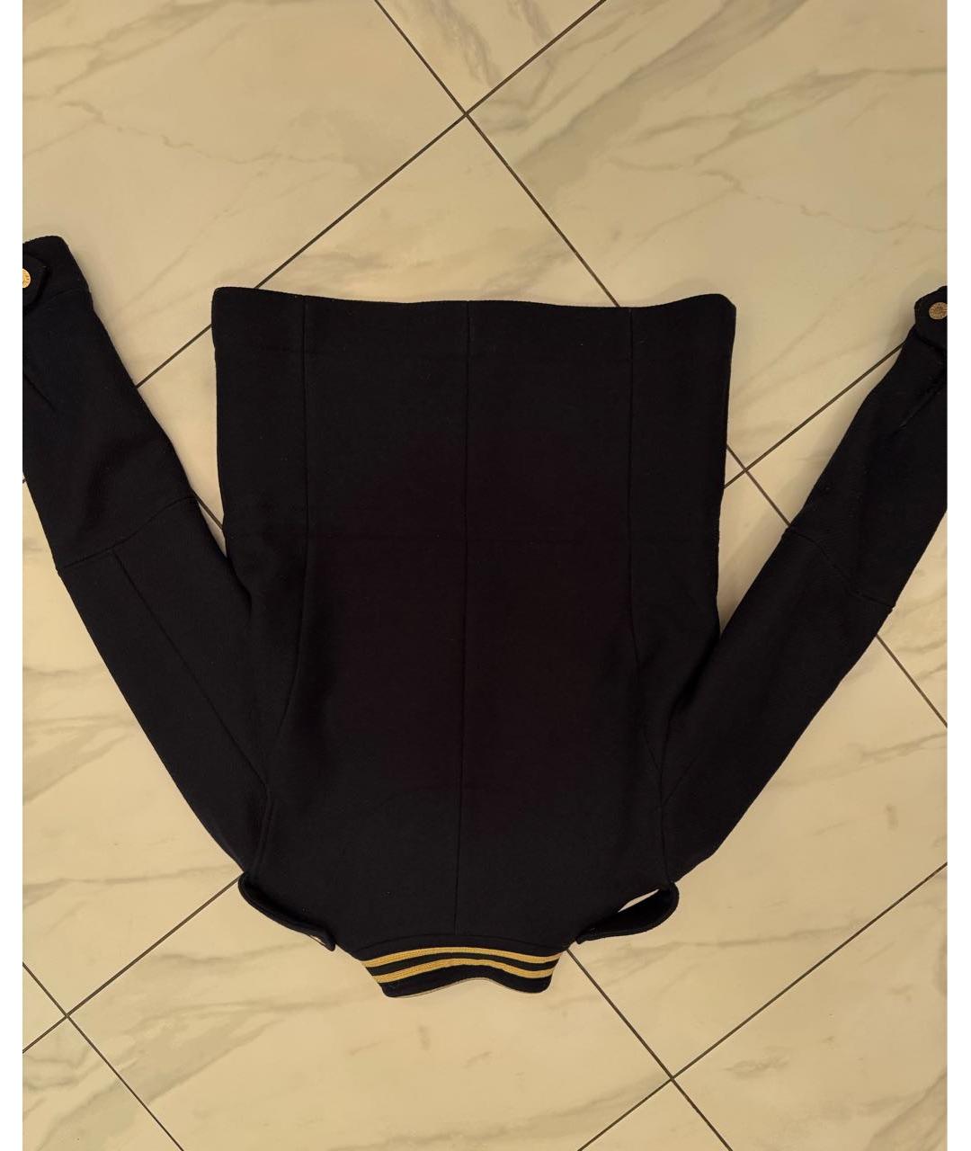 ZADIG & VOLTAIRE Темно-синяя шерстяная куртка, фото 7