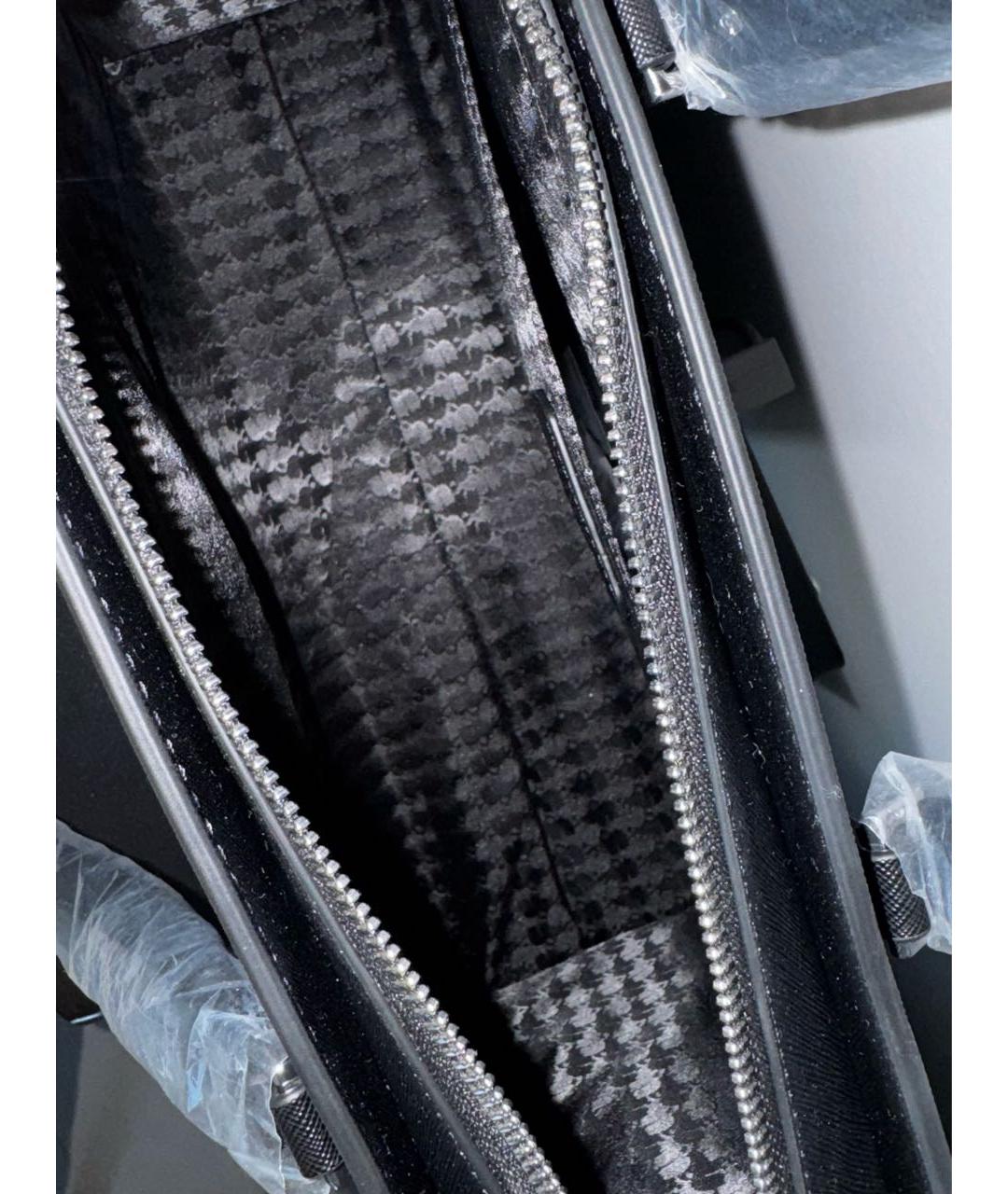 KARL LAGERFELD Черная сумка тоут из искусственной кожи, фото 6