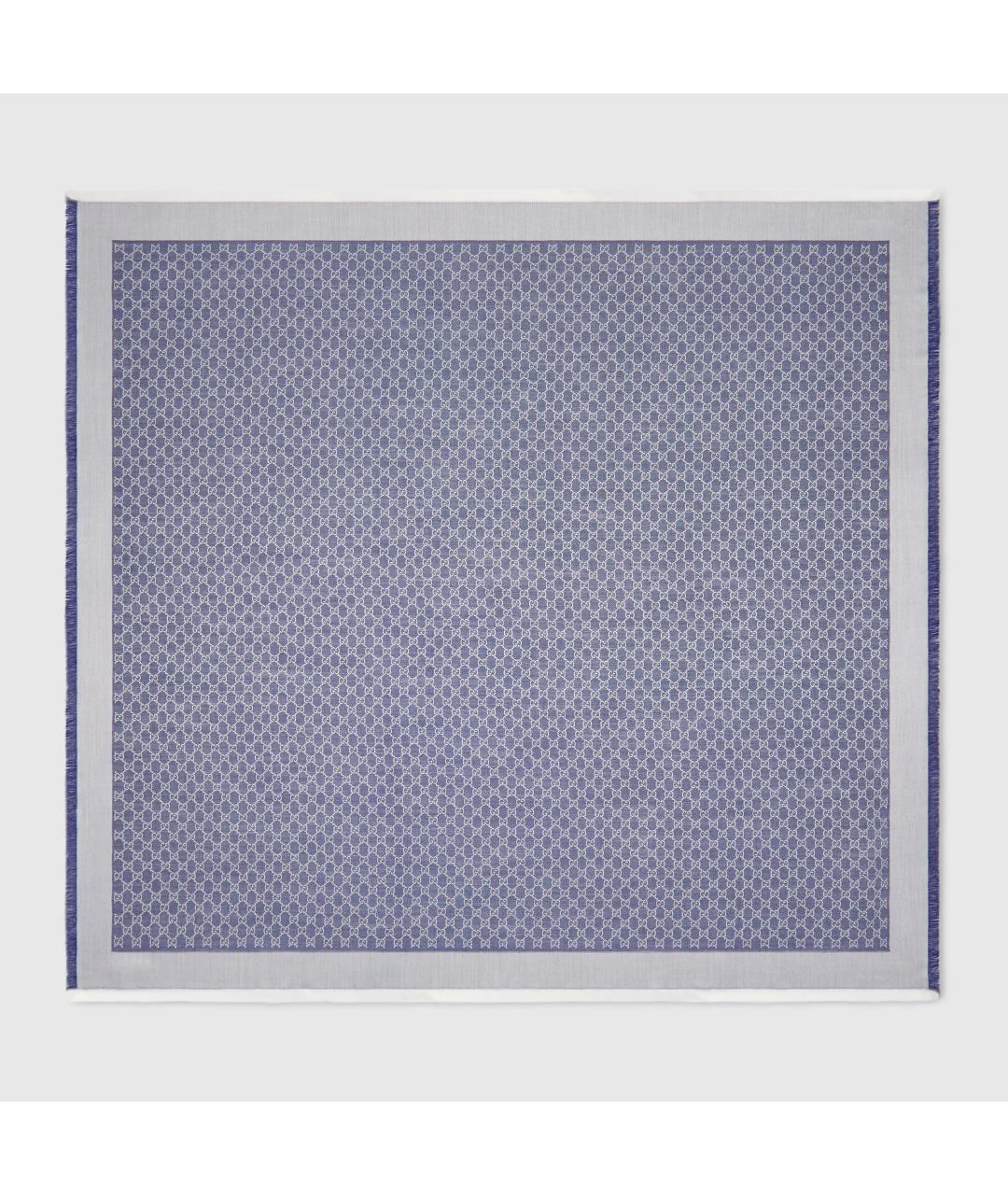 GUCCI Синий шарф, фото 5