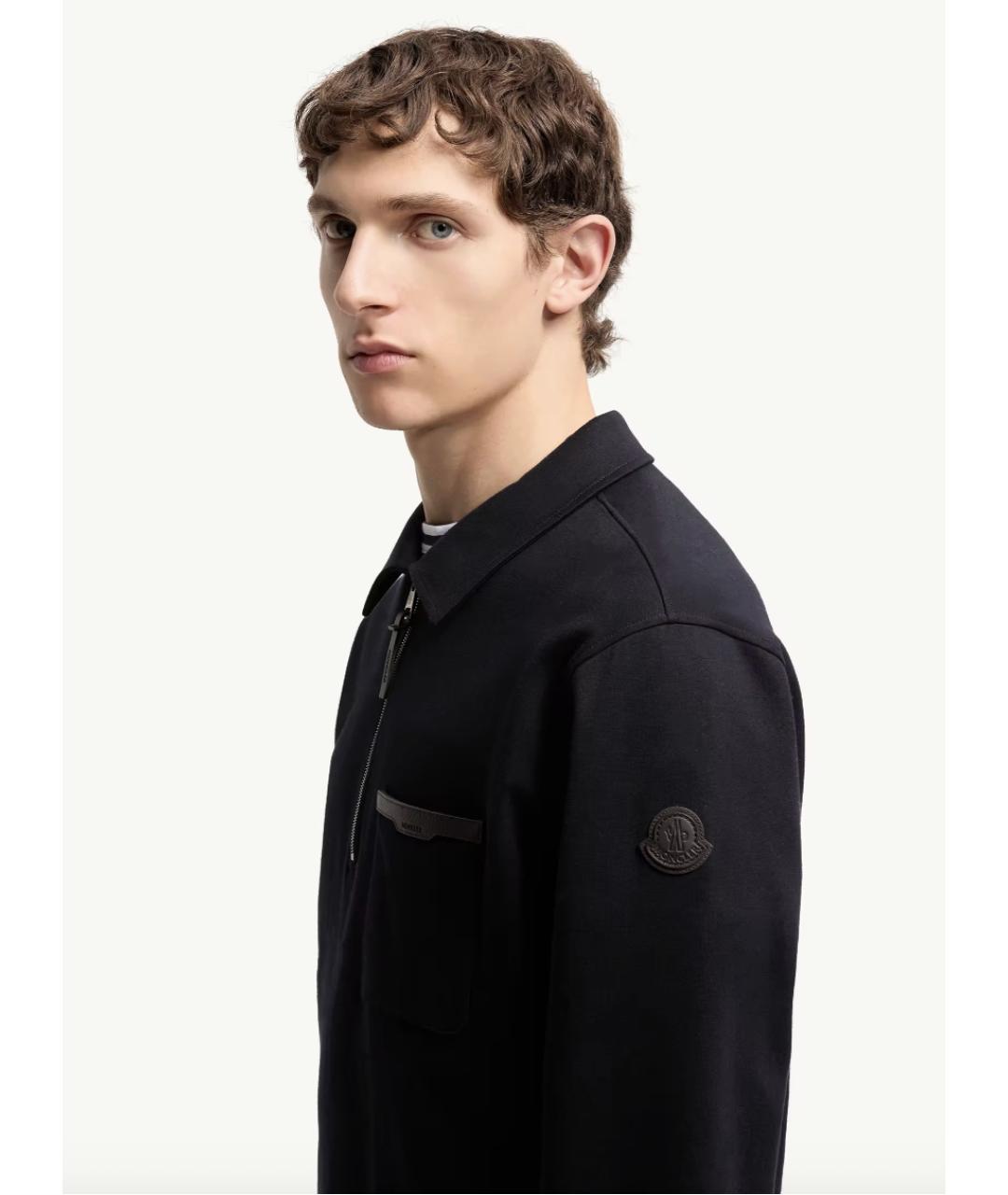 MONCLER Темно-синий джемпер / свитер, фото 3