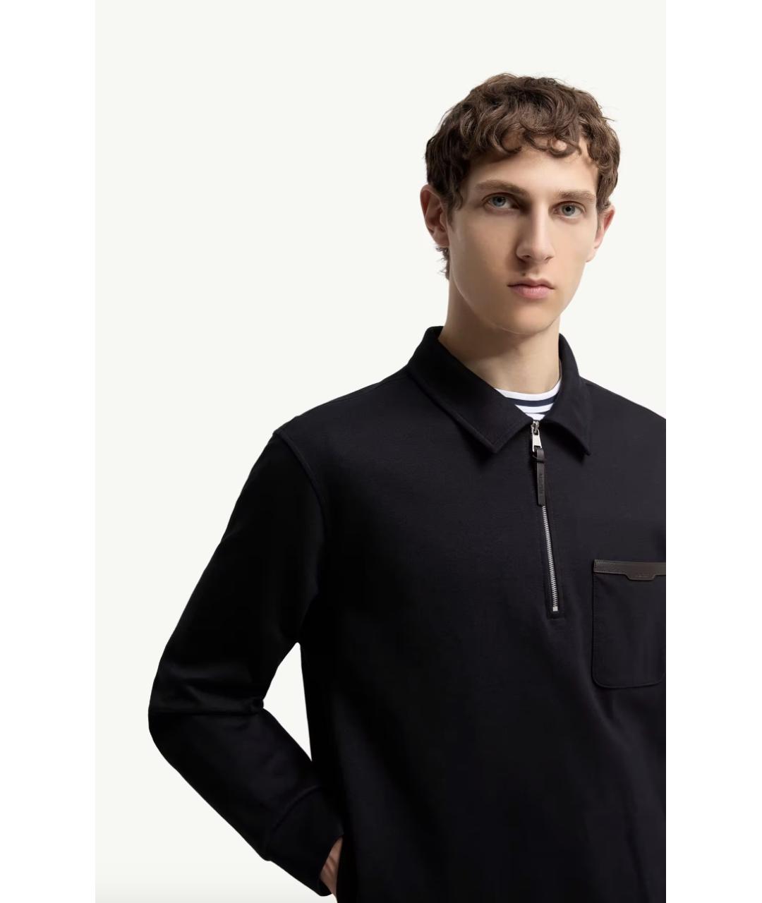 MONCLER Темно-синий джемпер / свитер, фото 6