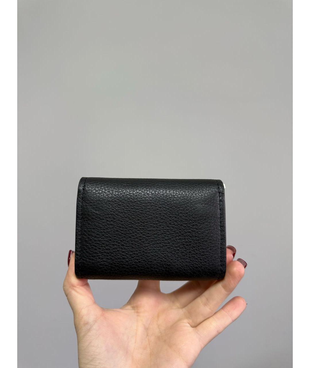 TORY BURCH Черный кожаный кошелек, фото 3