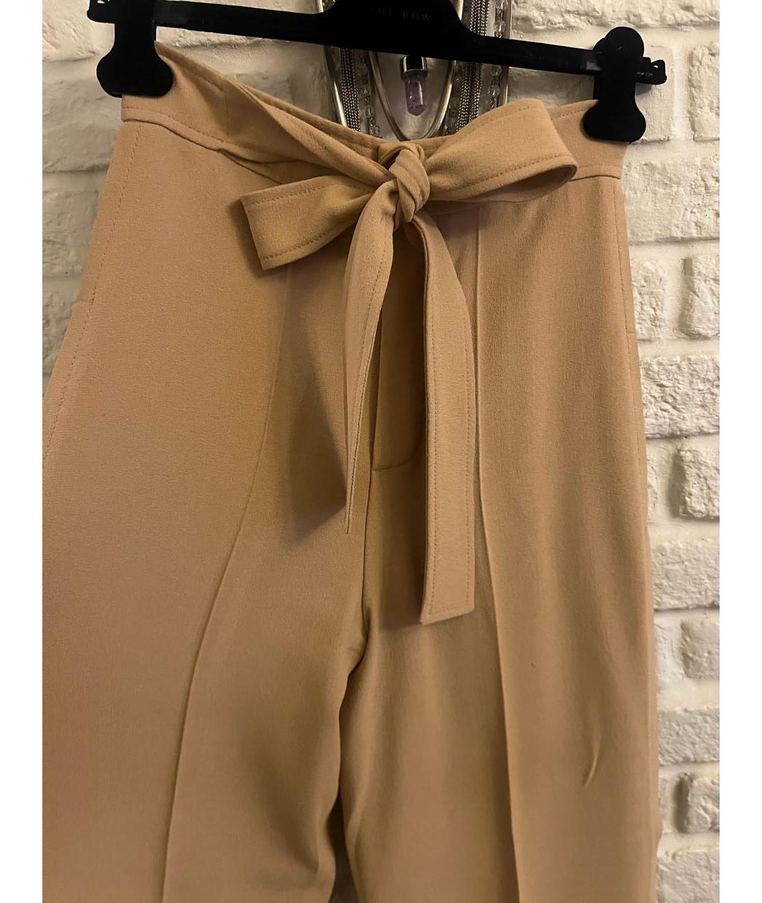 CHLOE Бежевые ацетатные брюки широкие, фото 8