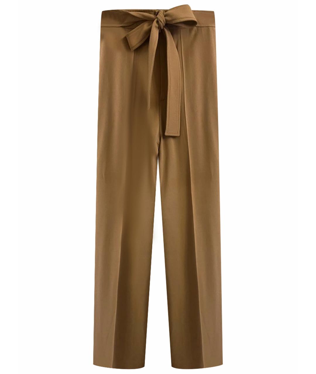 CHLOE Бежевые ацетатные брюки широкие, фото 1