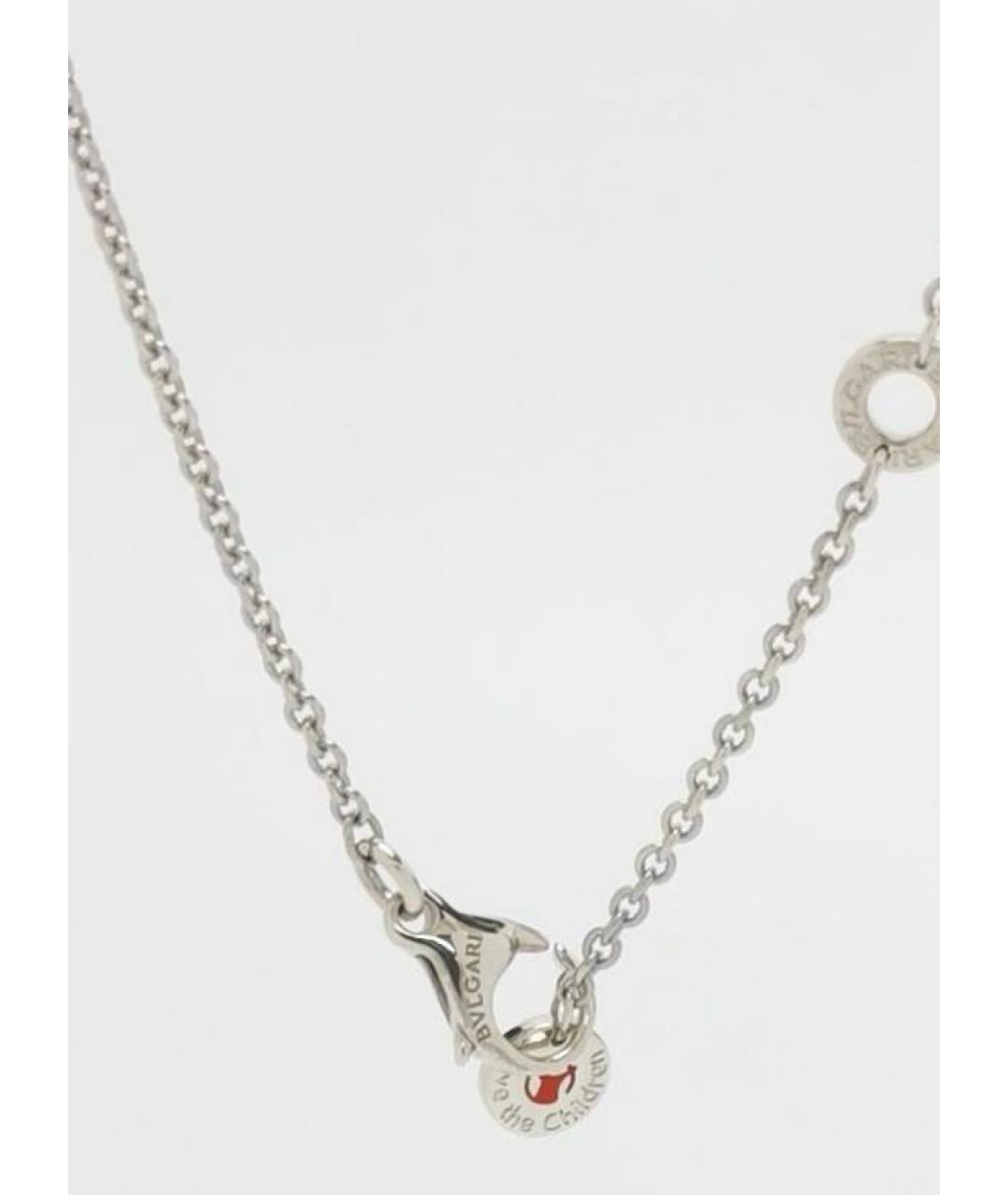 BVLGARI Черная серебряная подвеска, фото 3