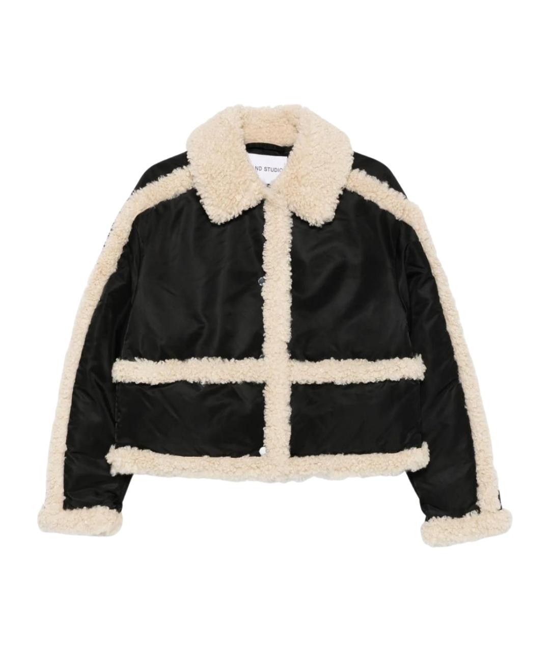 STAND STUDIO Черная полиамидовая куртка, фото 1