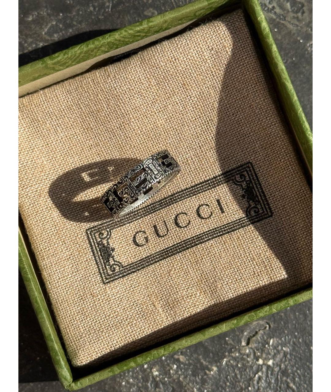 GUCCI Серебряное серебряное кольцо, фото 2