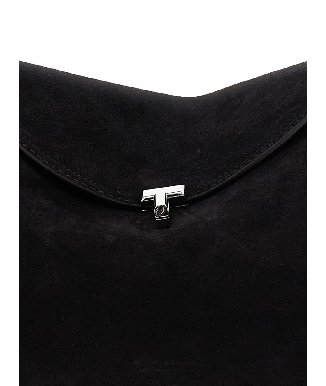 TOTEME Коричневая замшевая сумка через плечо, фото 3