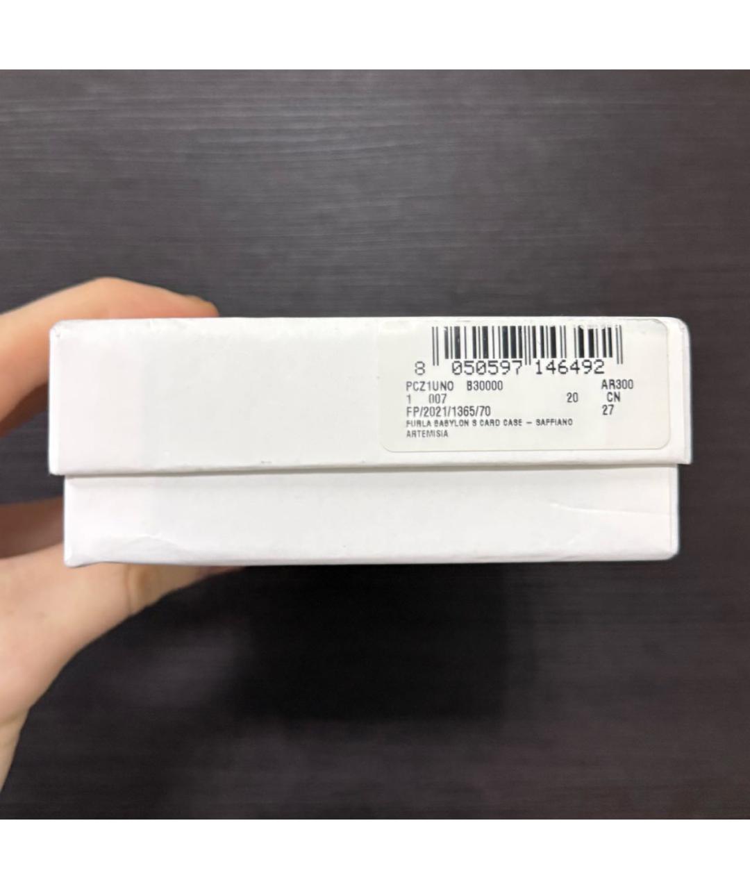 FURLA Бежевый кожаный кошелек, фото 5