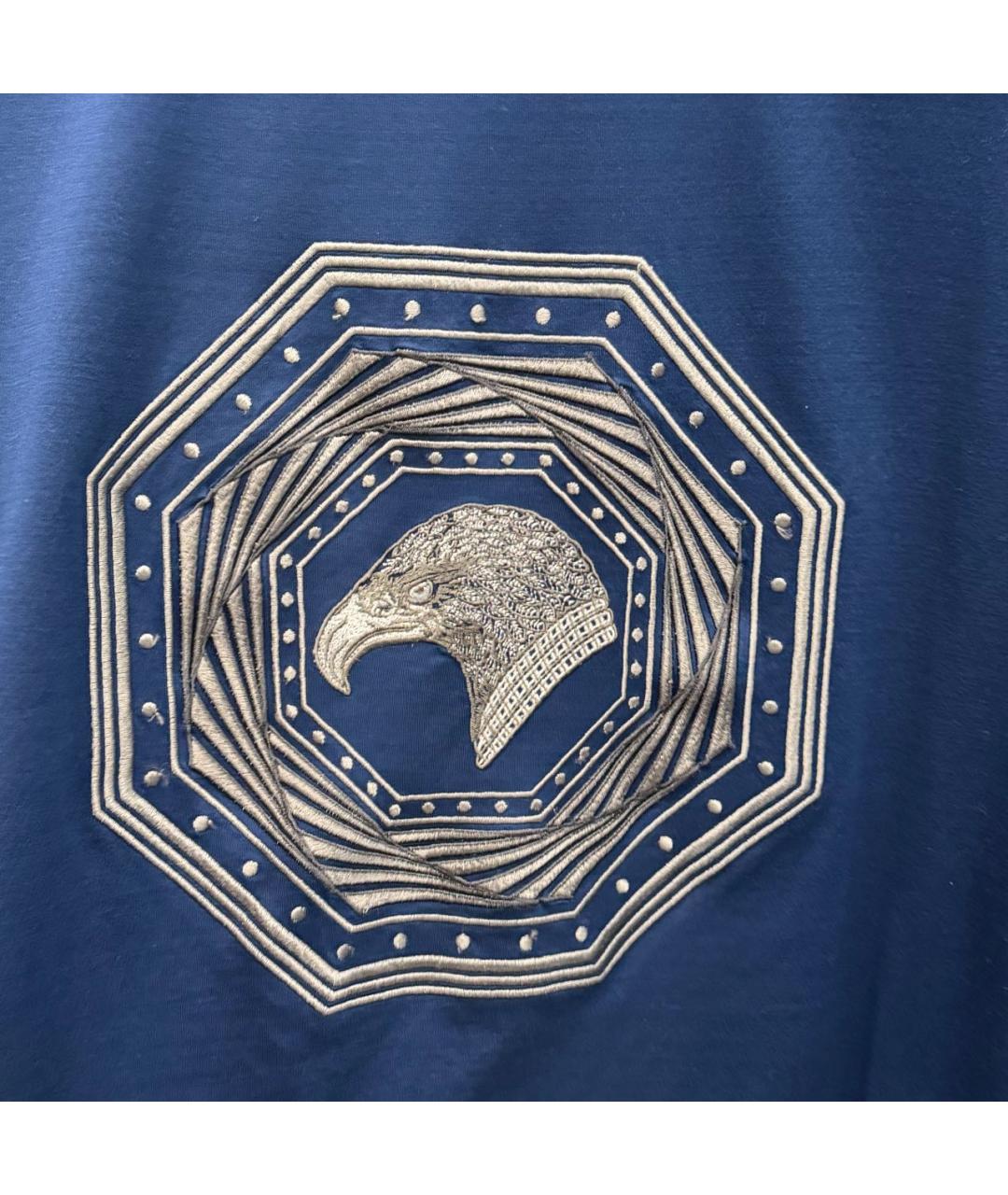 STEFANO RICCI Синяя футболка, фото 4