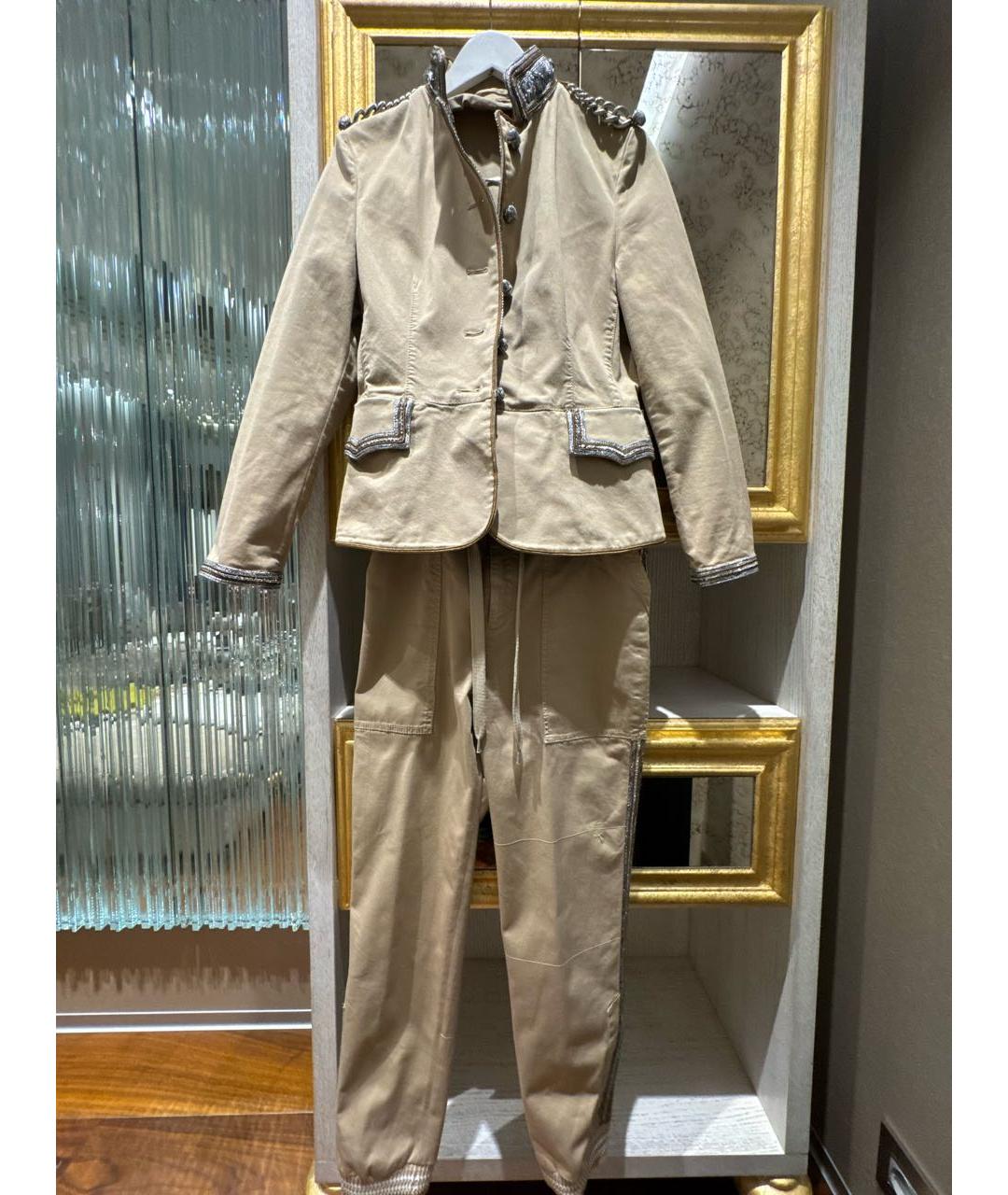 ERMANNO SCERVINO Бежевый костюм с брюками, фото 7