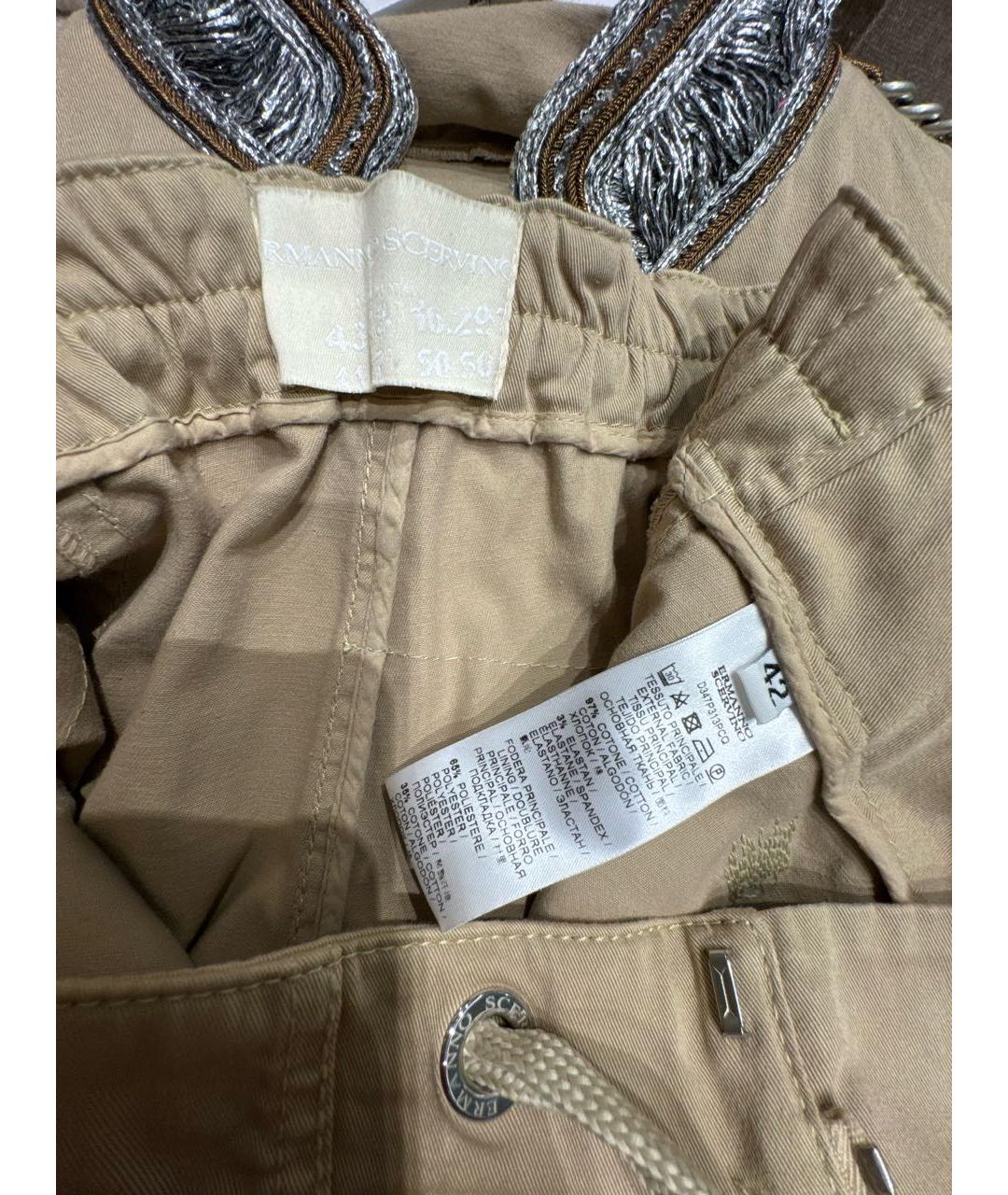ERMANNO SCERVINO Бежевый костюм с брюками, фото 6
