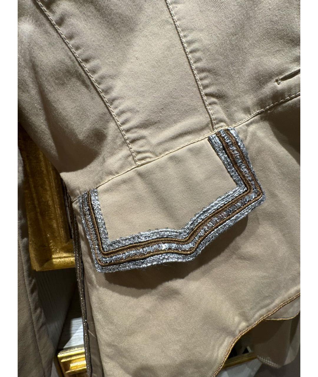 ERMANNO SCERVINO Бежевый костюм с брюками, фото 5