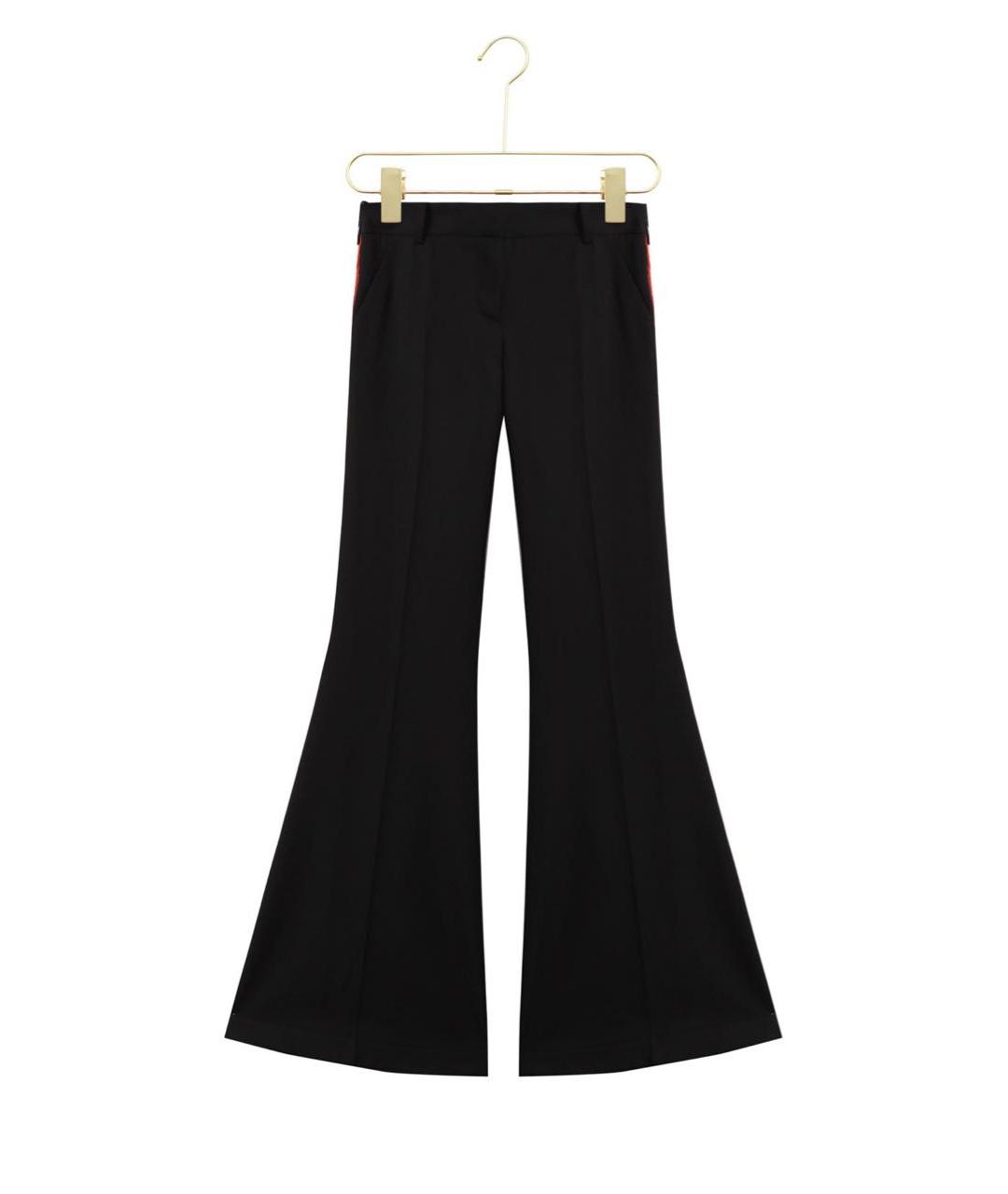 BALMAIN Черные шерстяные брюки широкие, фото 5