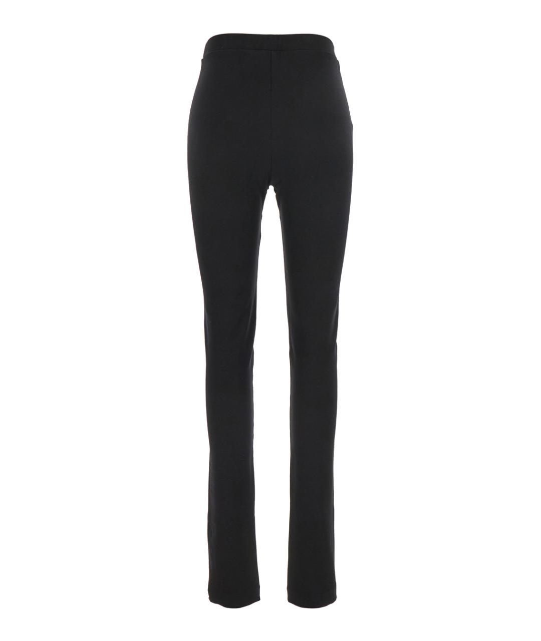 TOTEME Черные вискозные леггинсы и велосипедки, фото 2