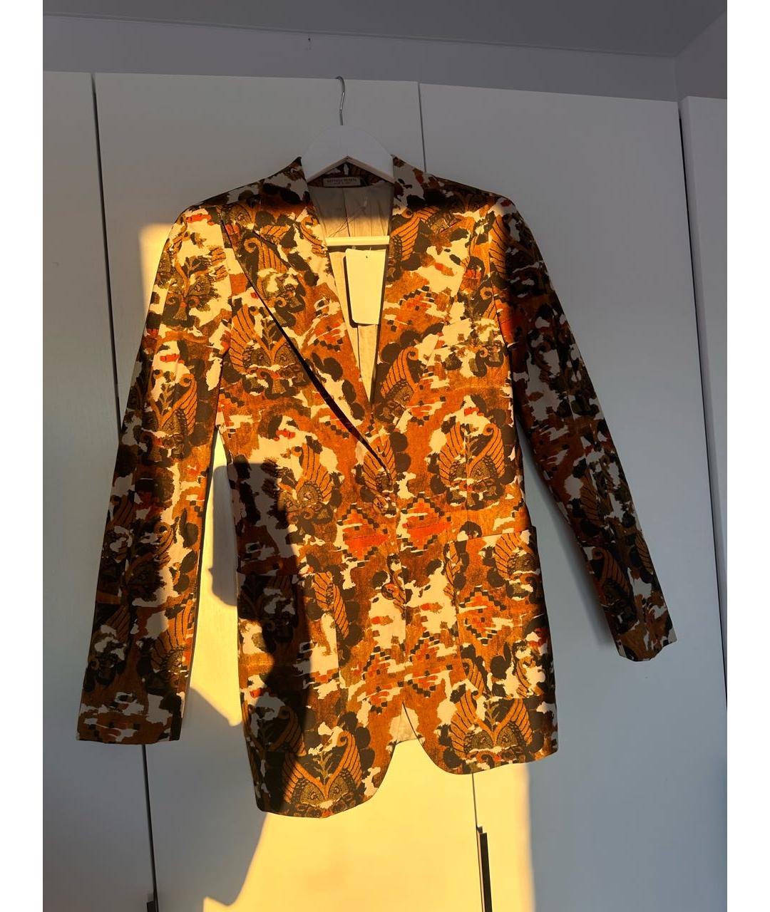 BOTTEGA VENETA Мульти хлопковый жакет/пиджак, фото 8