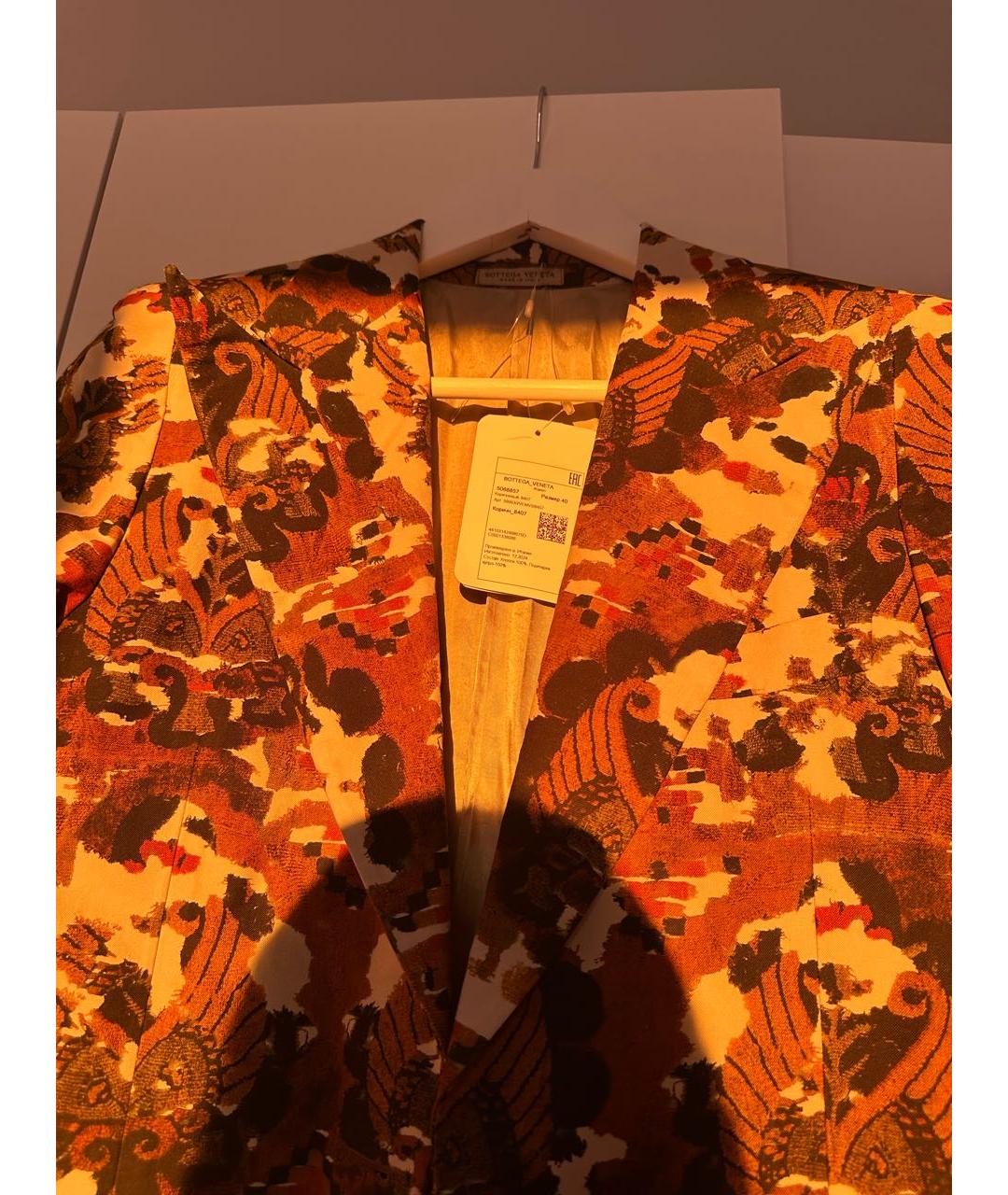 BOTTEGA VENETA Мульти хлопковый жакет/пиджак, фото 3