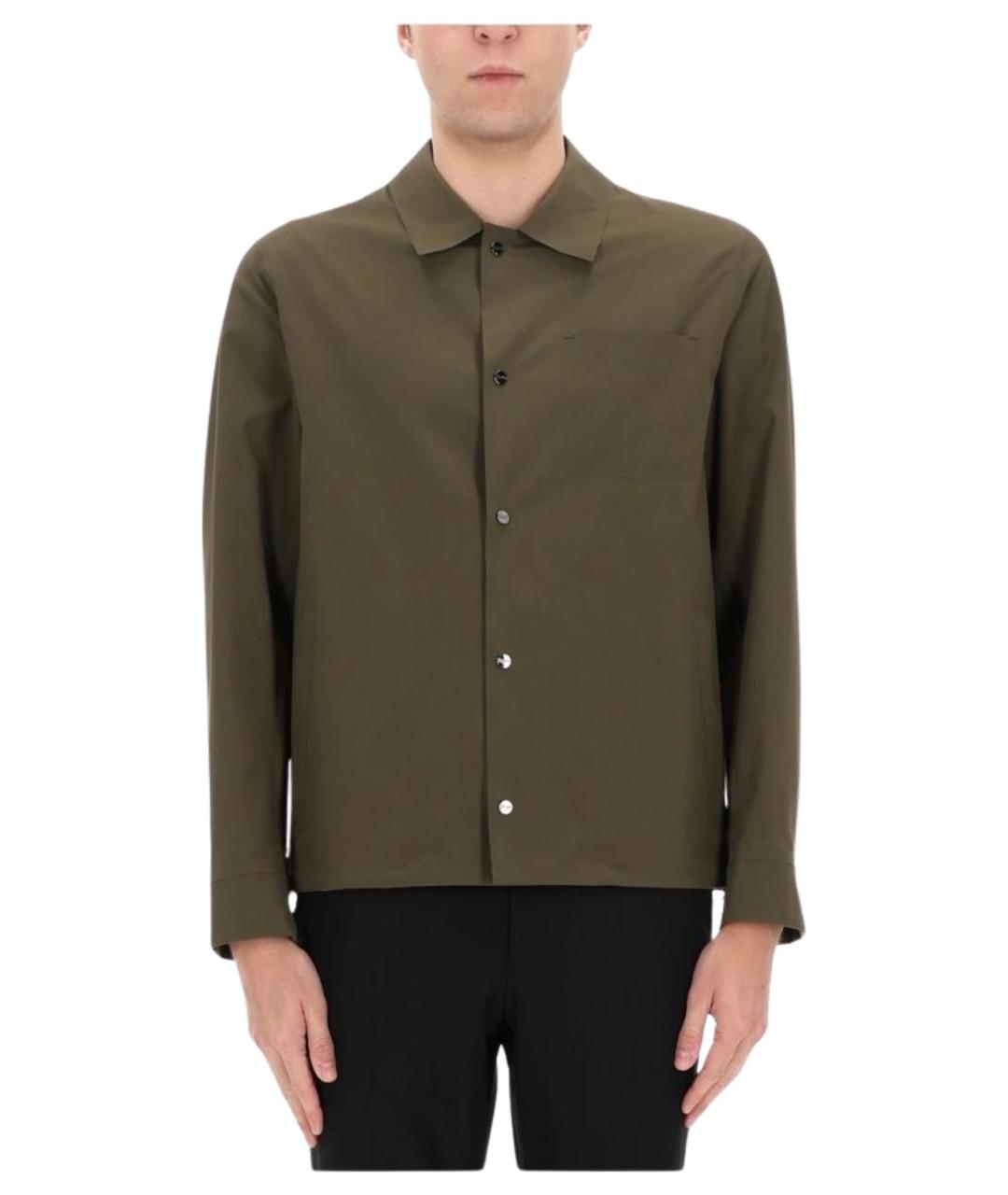 HERNO Хаки полиамидовая куртка, фото 3