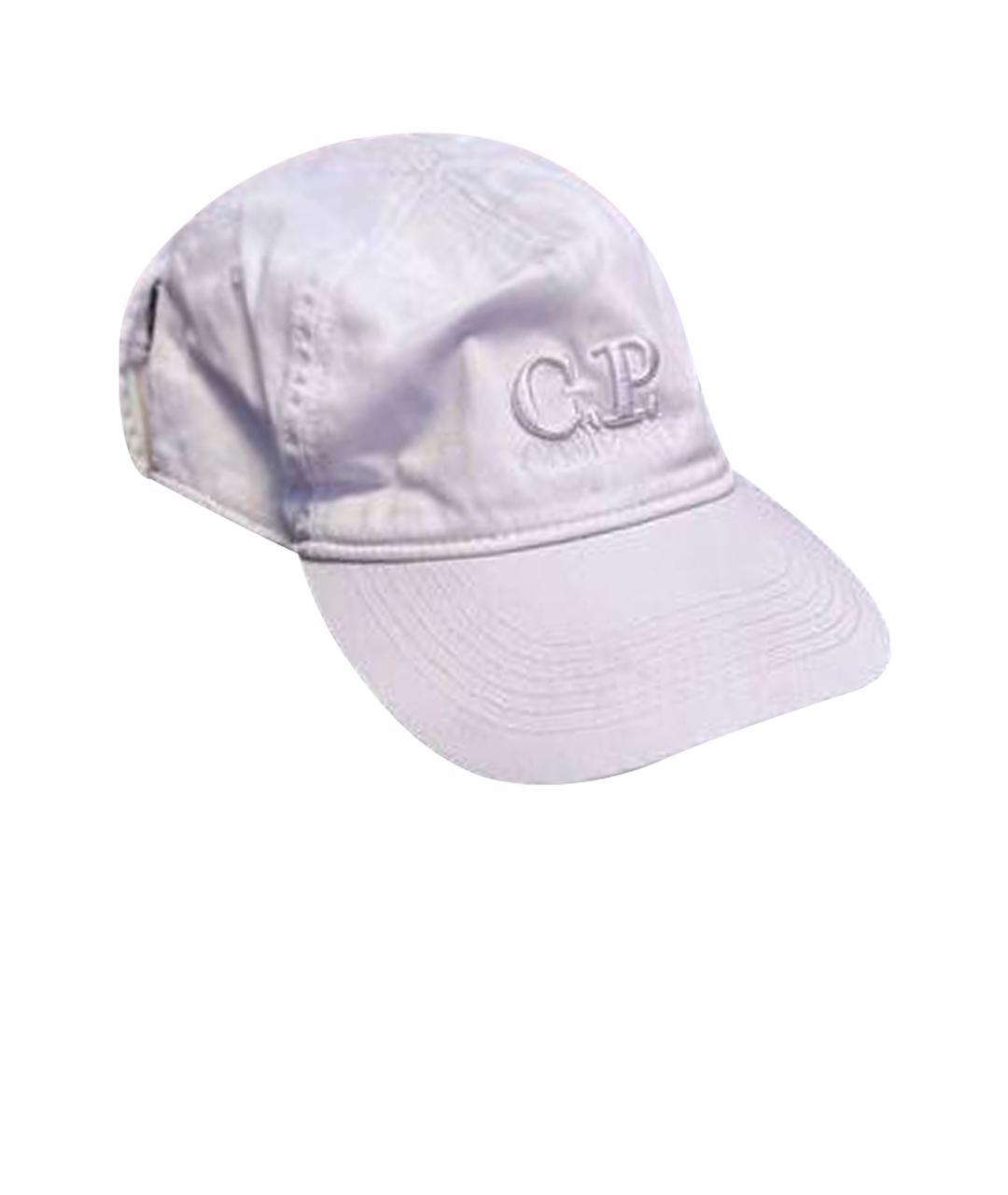 CP COMPANY Белая хлопковая кепка/бейсболка, фото 1