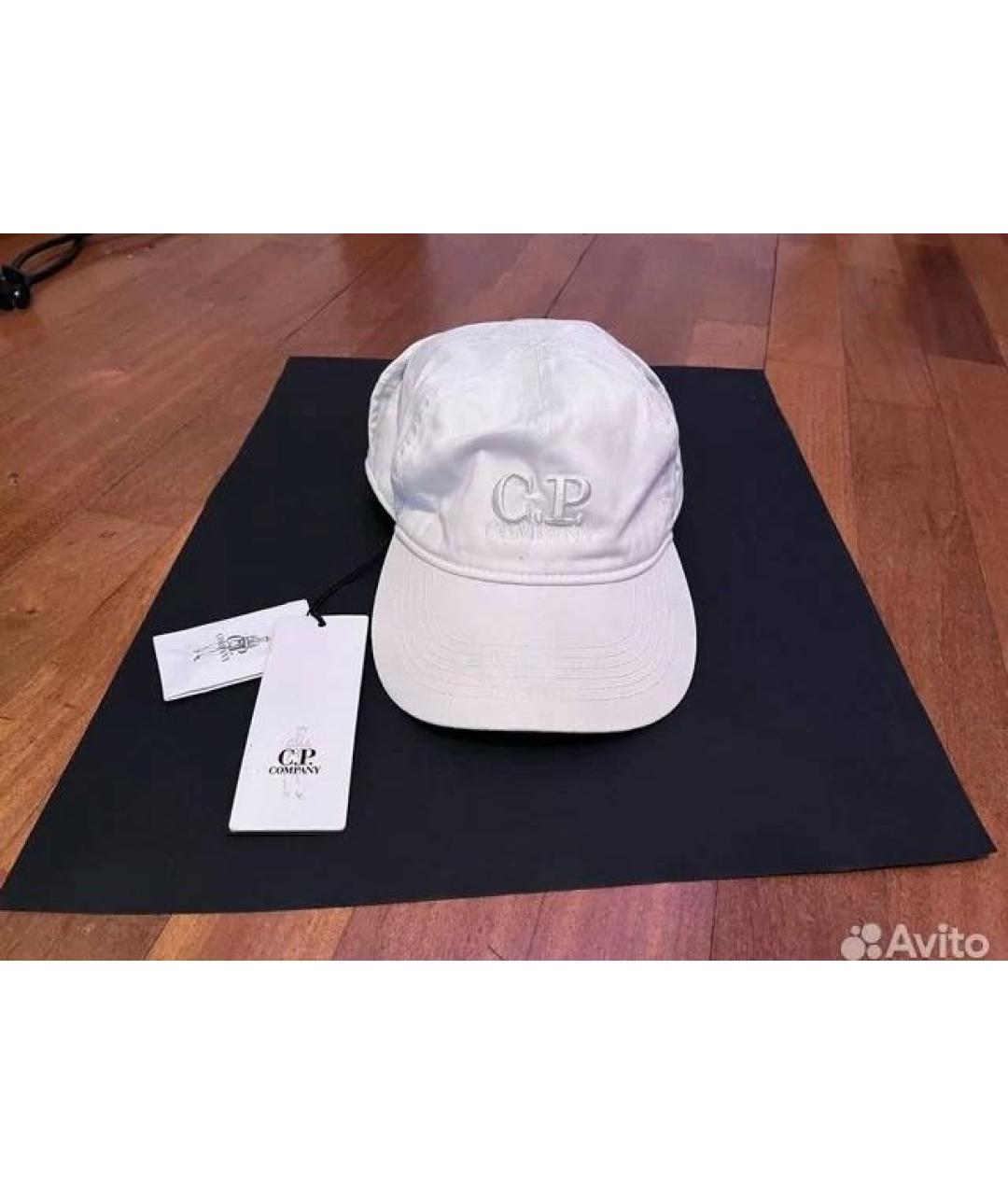 CP COMPANY Белая хлопковая кепка/бейсболка, фото 3