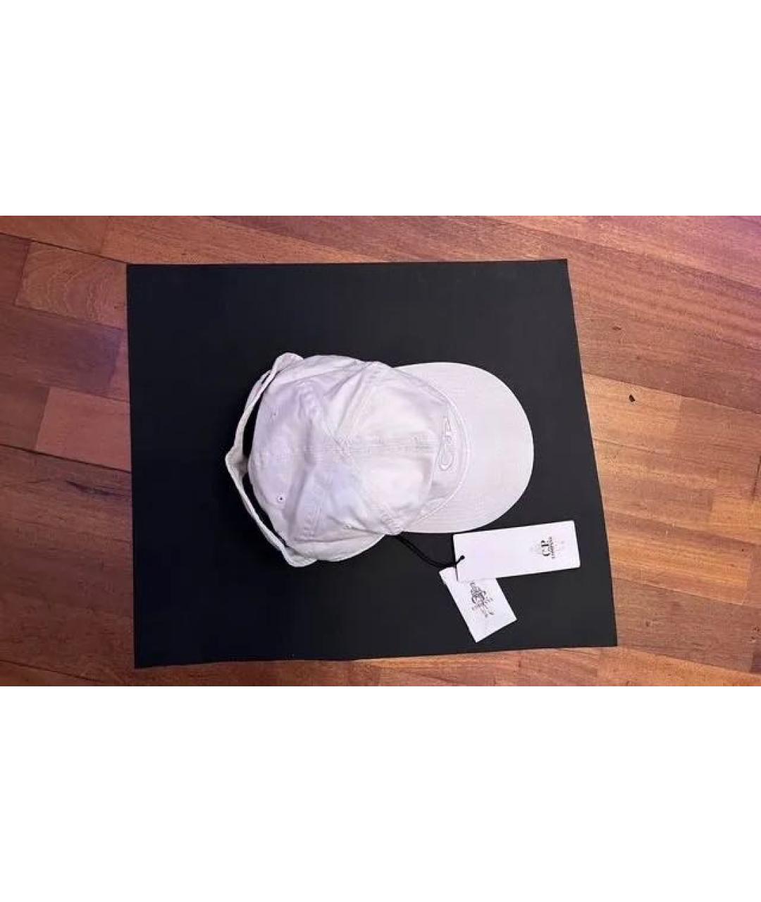 CP COMPANY Белая хлопковая кепка/бейсболка, фото 7