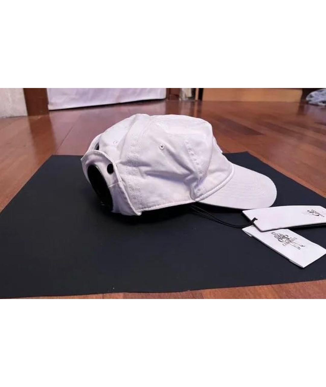 CP COMPANY Белая хлопковая кепка/бейсболка, фото 4