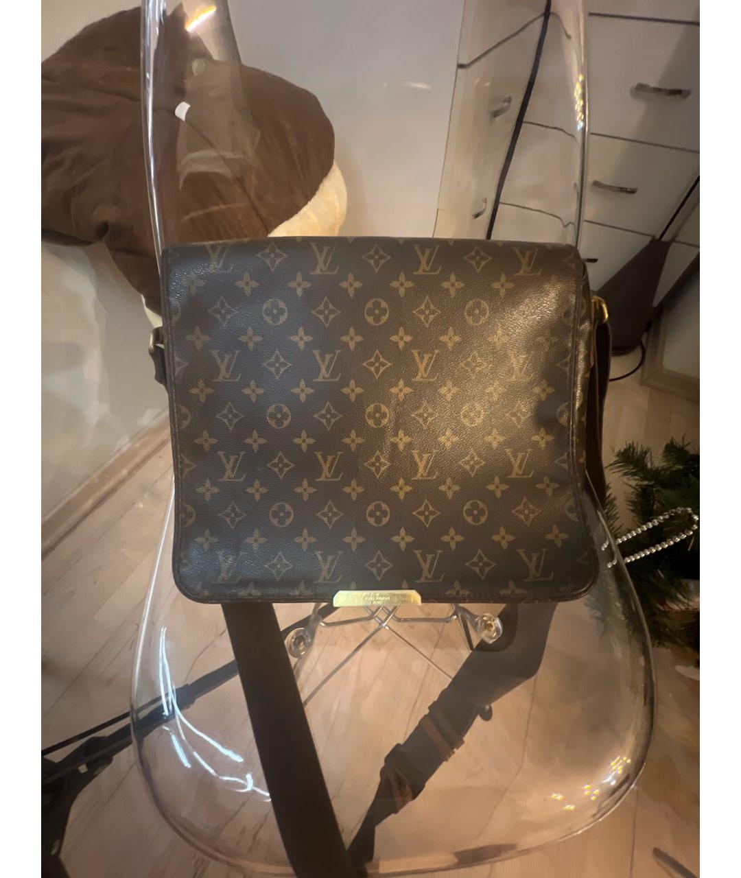 LOUIS VUITTON Коричневая сумка на плечо, фото 9