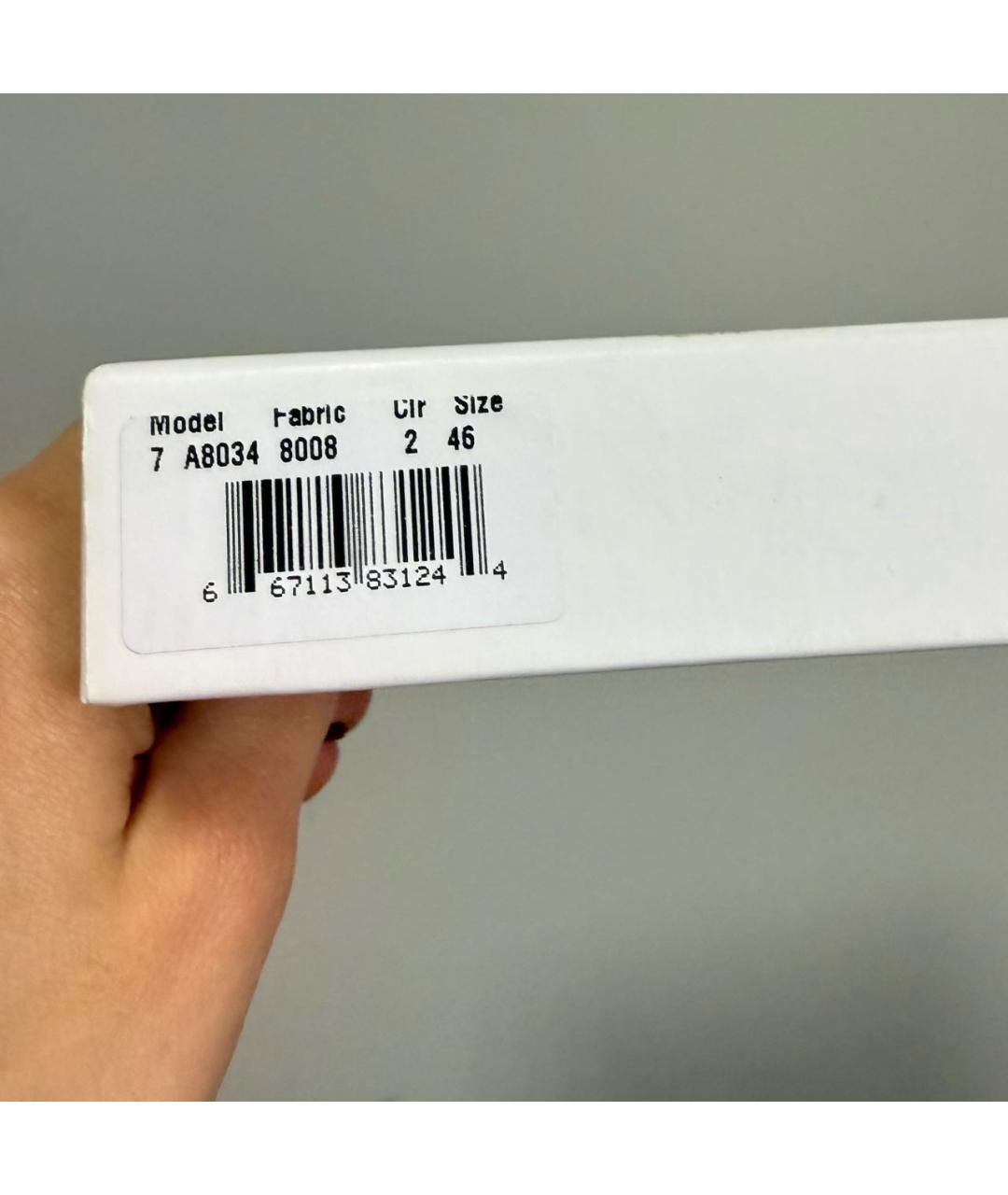 MOSCHINO Черный кожаный ремень, фото 5