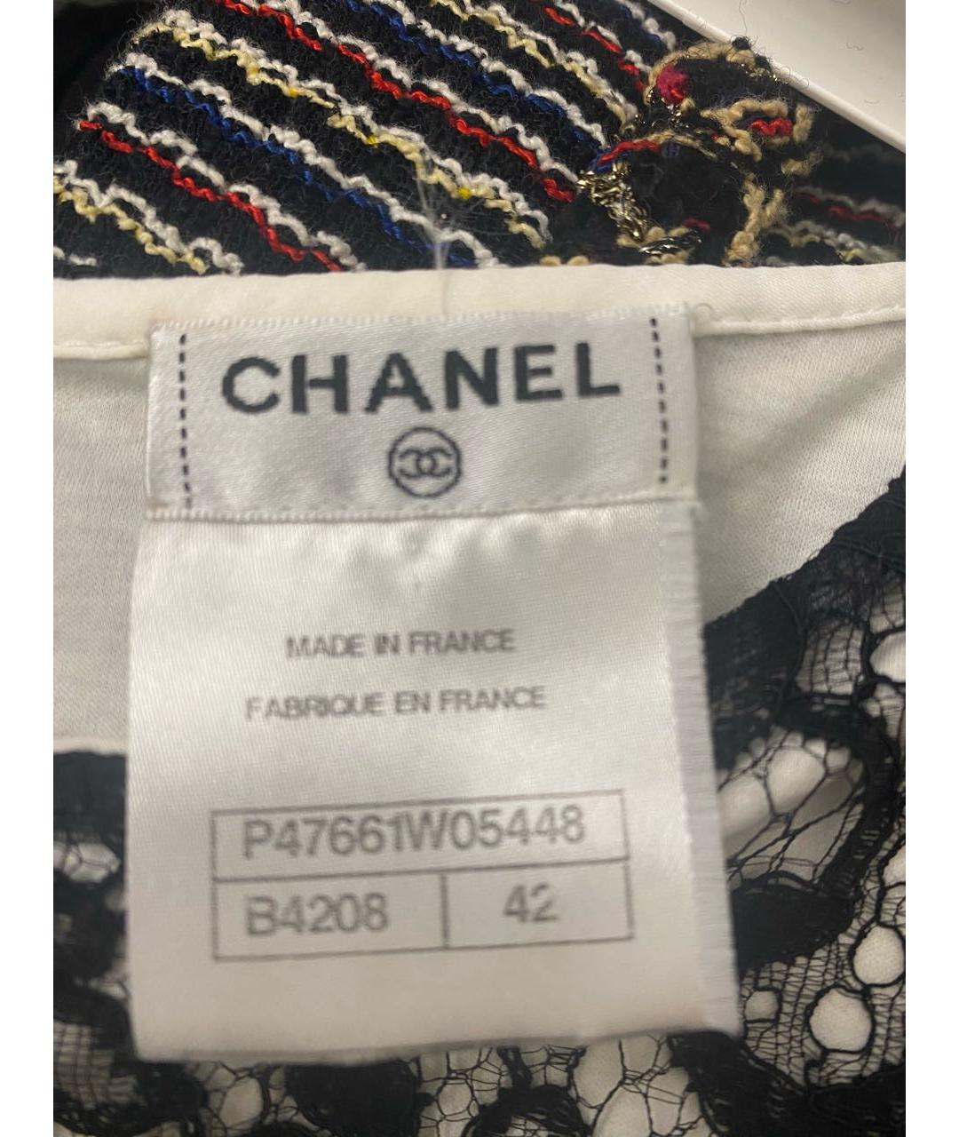 CHANEL Белая кружевная майка, фото 3