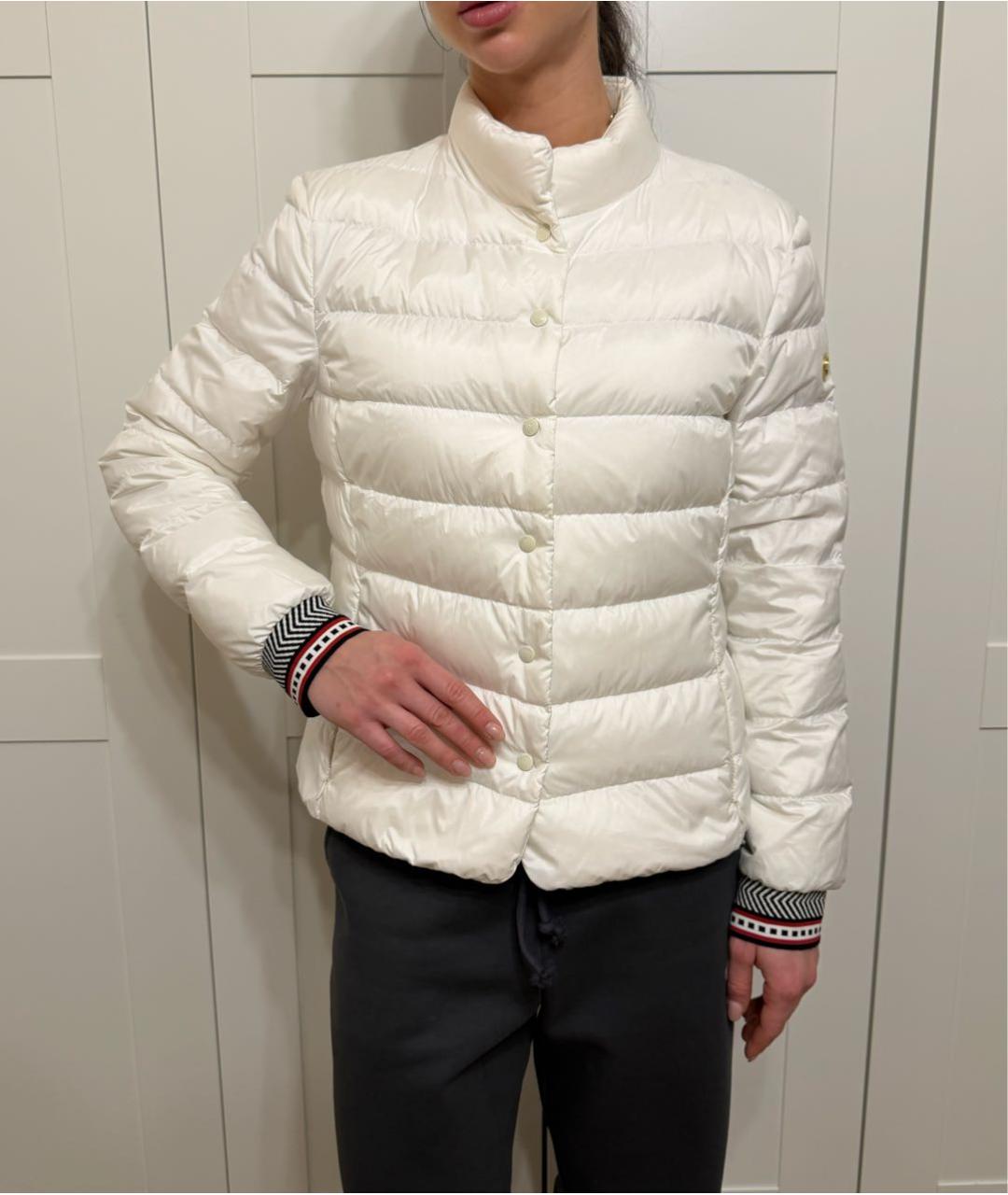 ESCADA Белый полиэстеровый пуховик, фото 6