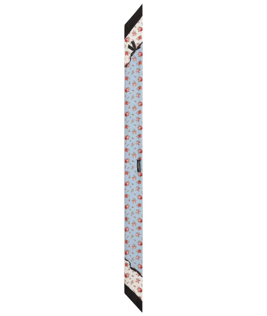 DOLCE&GABBANA Мульти шелковый шарф, фото 2