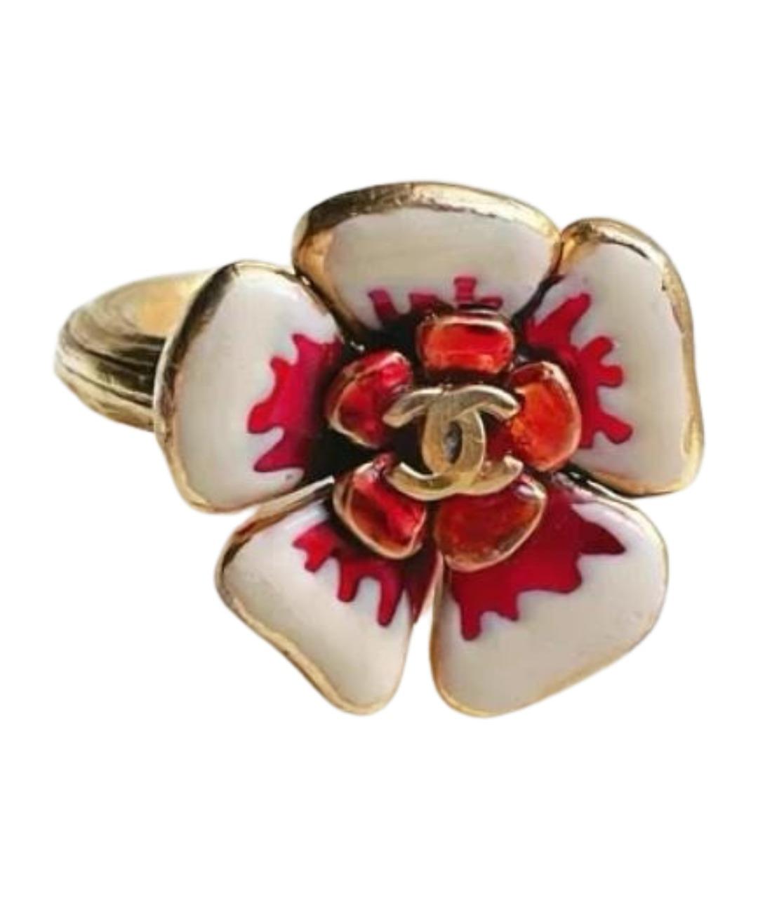 CHANEL Красное кольцо из желтого золота, фото 1