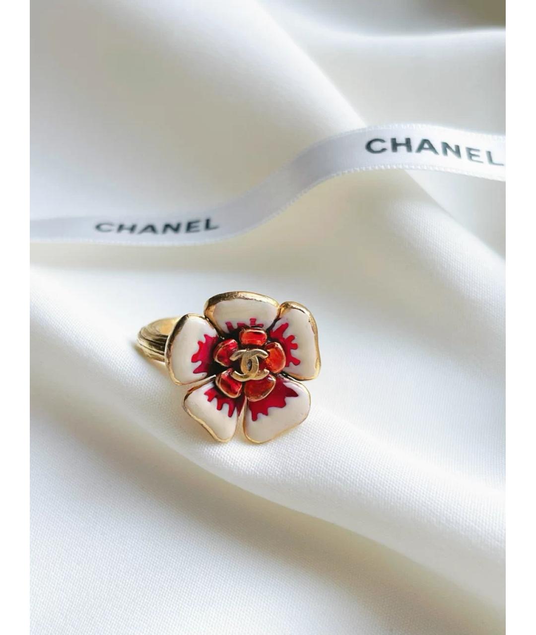 CHANEL Красное кольцо из желтого золота, фото 5
