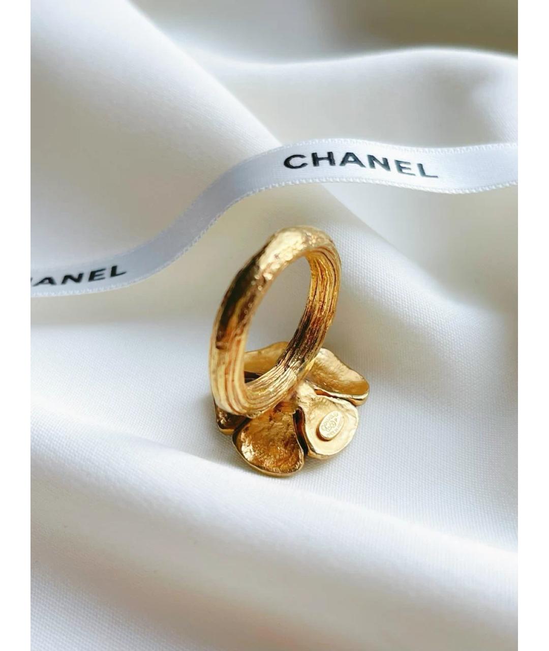 CHANEL Красное кольцо из желтого золота, фото 3