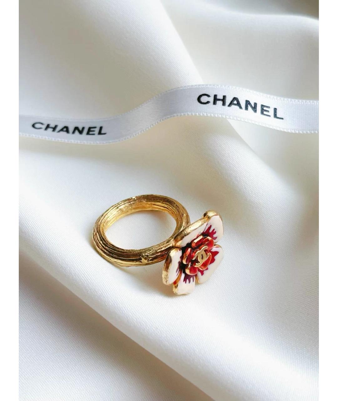 CHANEL Красное кольцо из желтого золота, фото 2