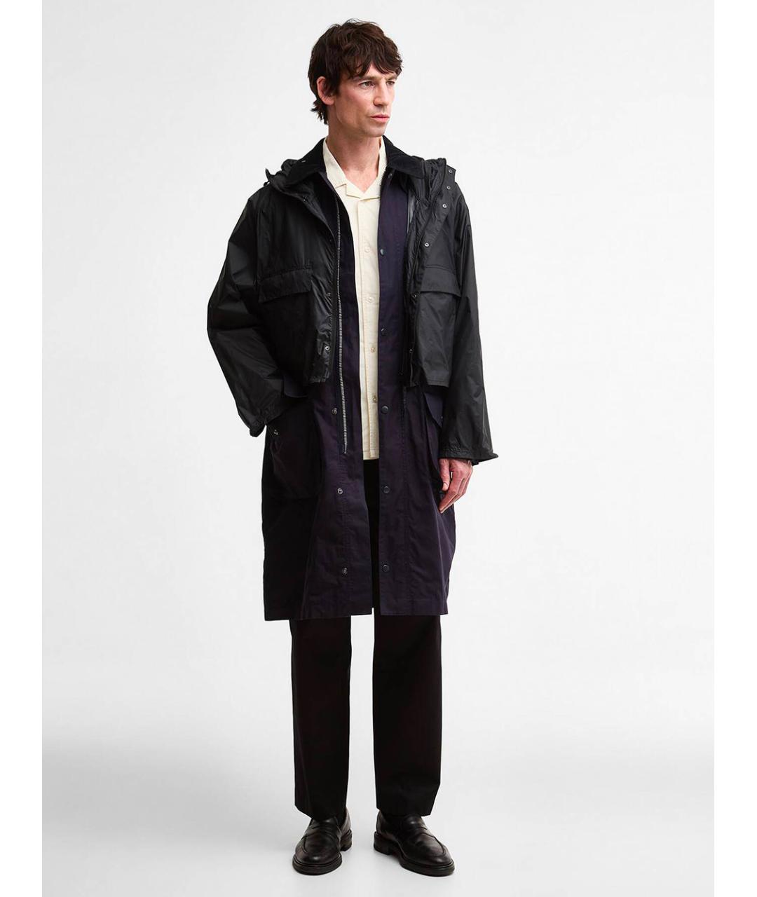 BARBOUR Темно-синяя хлопковая парка, фото 2