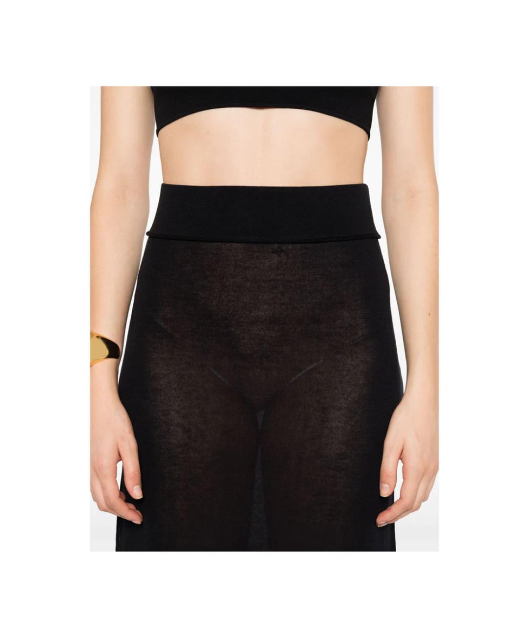 TOTEME Черная юбка макси, фото 5