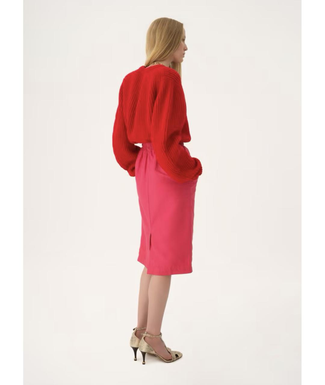 CHLOE Красный шерстяной джемпер / свитер, фото 4