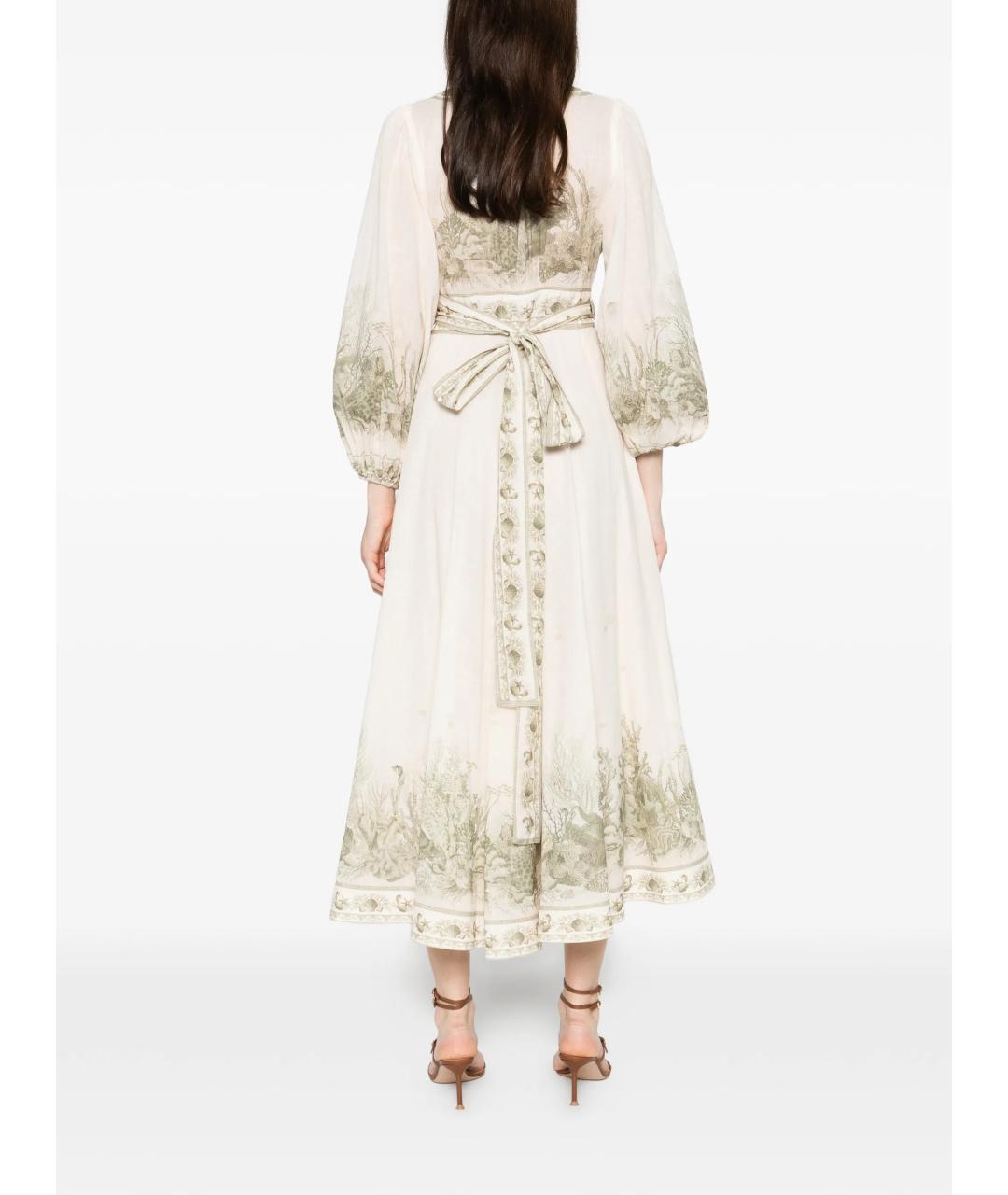 ZIMMERMANN Мульти хлопковое повседневное платье, фото 4