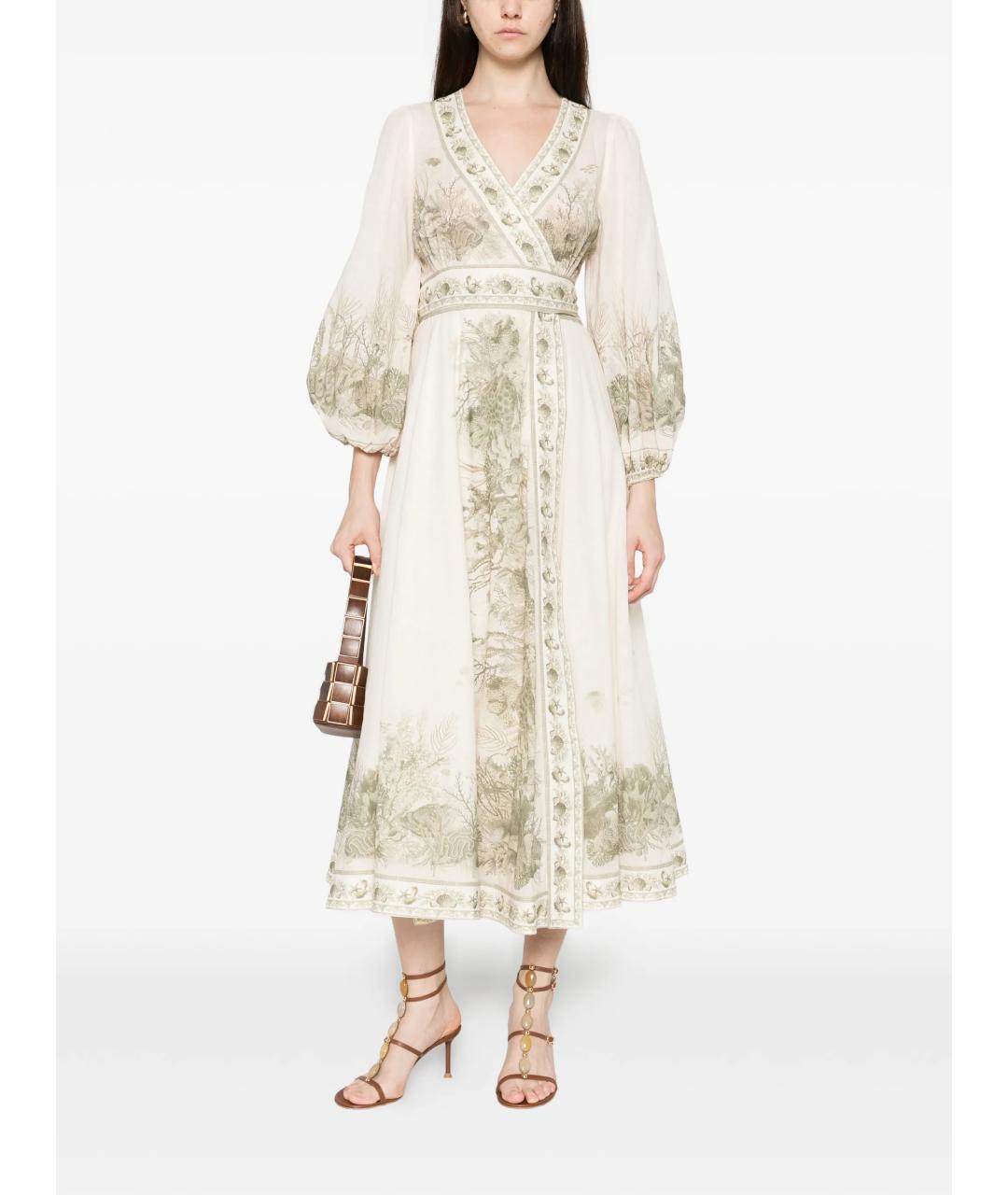 ZIMMERMANN Мульти хлопковое повседневное платье, фото 2