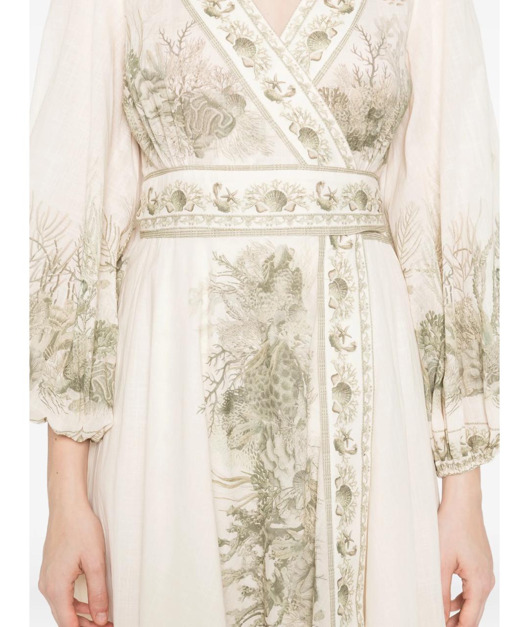 ZIMMERMANN Мульти хлопковое повседневное платье, фото 5