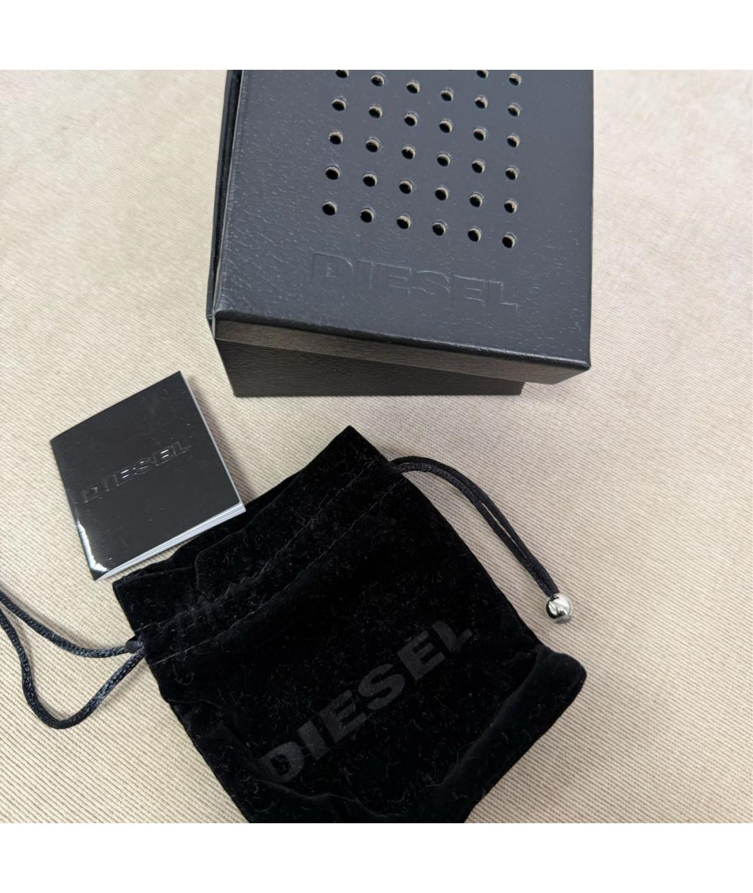 DIESEL Серый металлический браслет, фото 3