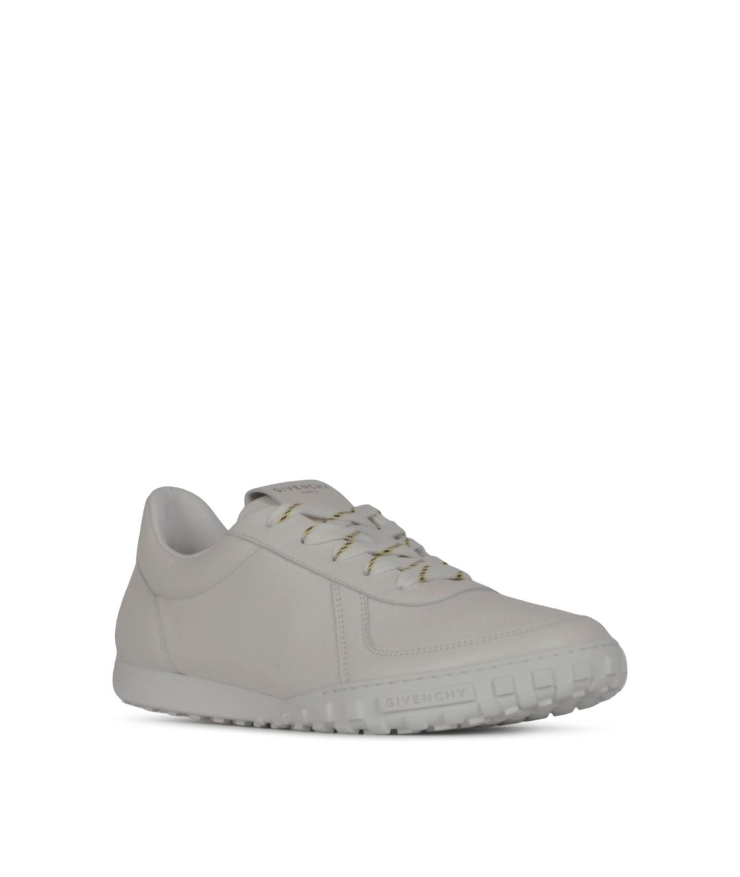 GIVENCHY Белые кожаные низкие кроссовки / кеды, фото 2