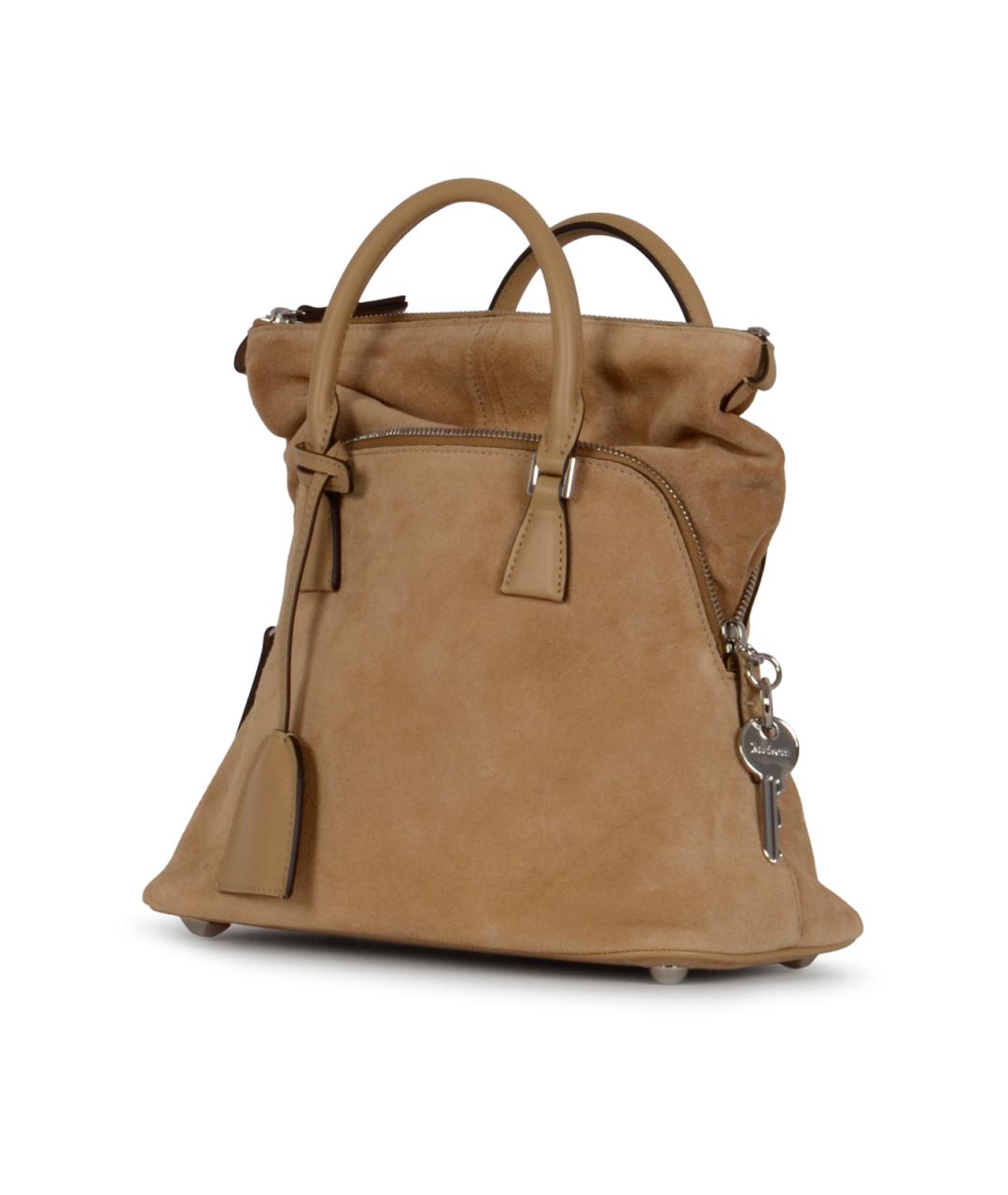 MAISON MARGIELA Коричневая сумка тоут, фото 2