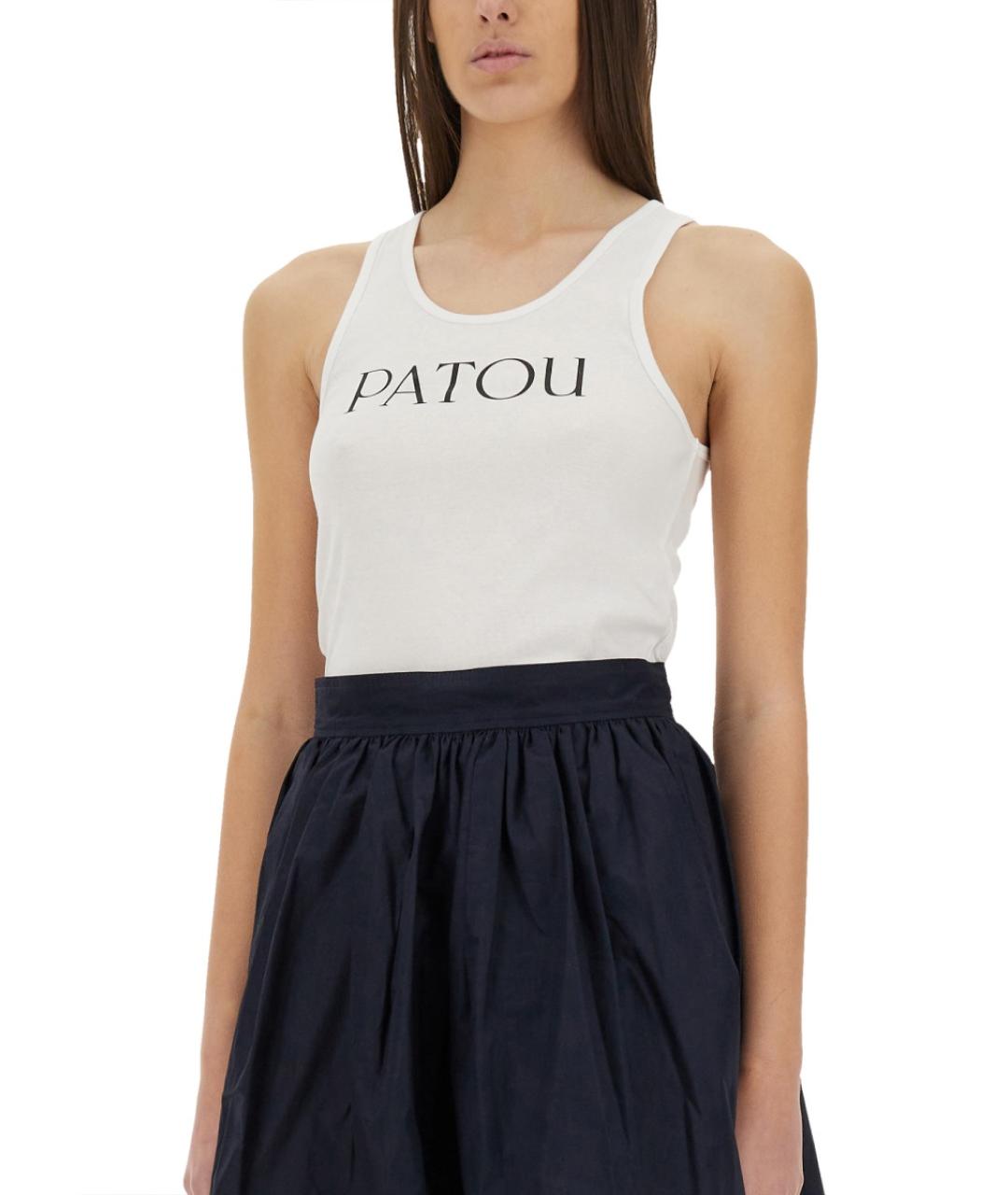 PATOU Белая хлопковая майка, фото 3