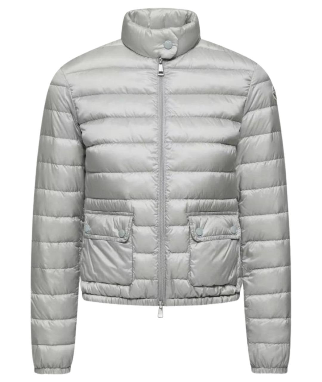 MONCLER Серый пуховик, фото 1