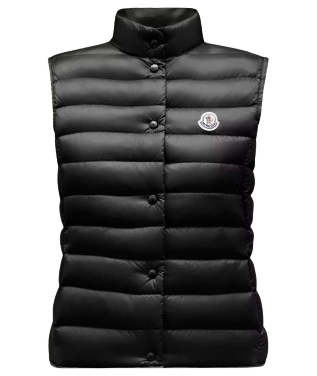 MONCLER Черный жилет, фото 1