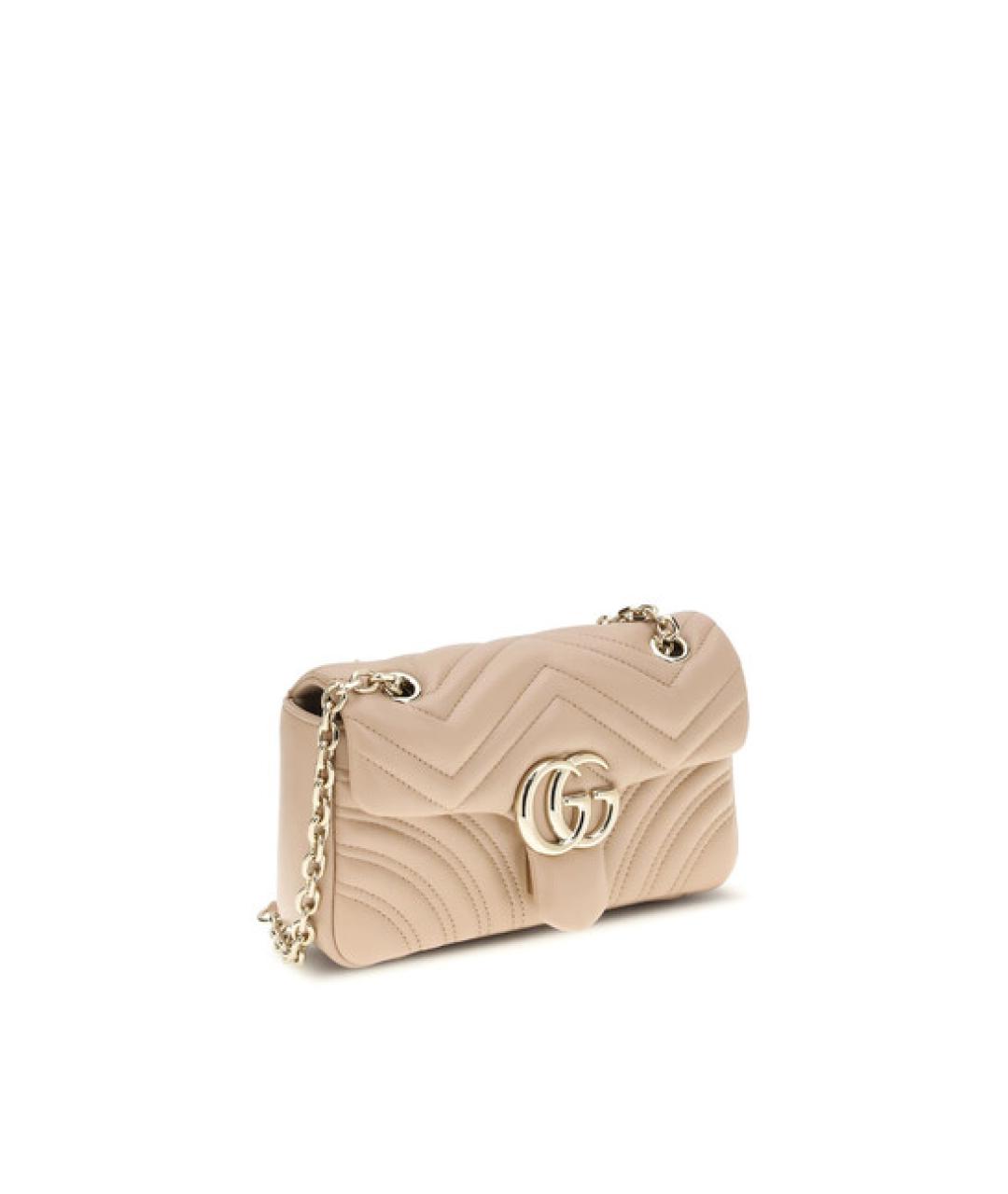 GUCCI Розовая кожаная сумка через плечо, фото 2