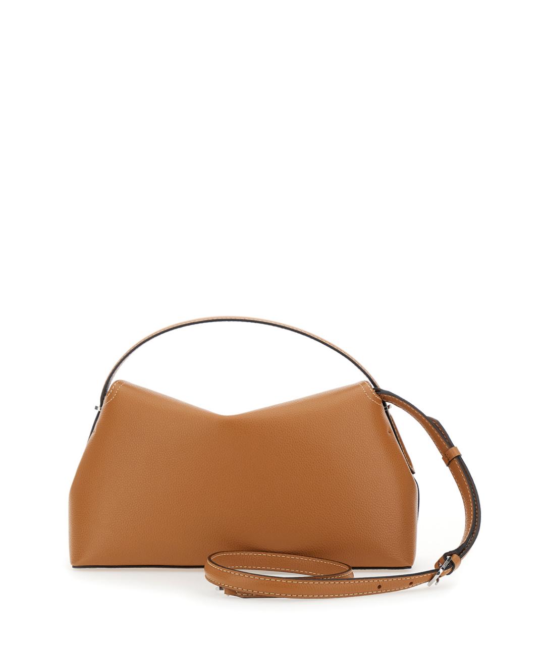 TOTEME Коричневая кожаная сумка через плечо, фото 2